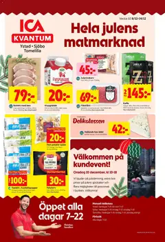 ICA Kvantum - Sjöbo - Förhandsvisning av reklamblad från butik ICA Kvantum aktuell från 08.12.2025