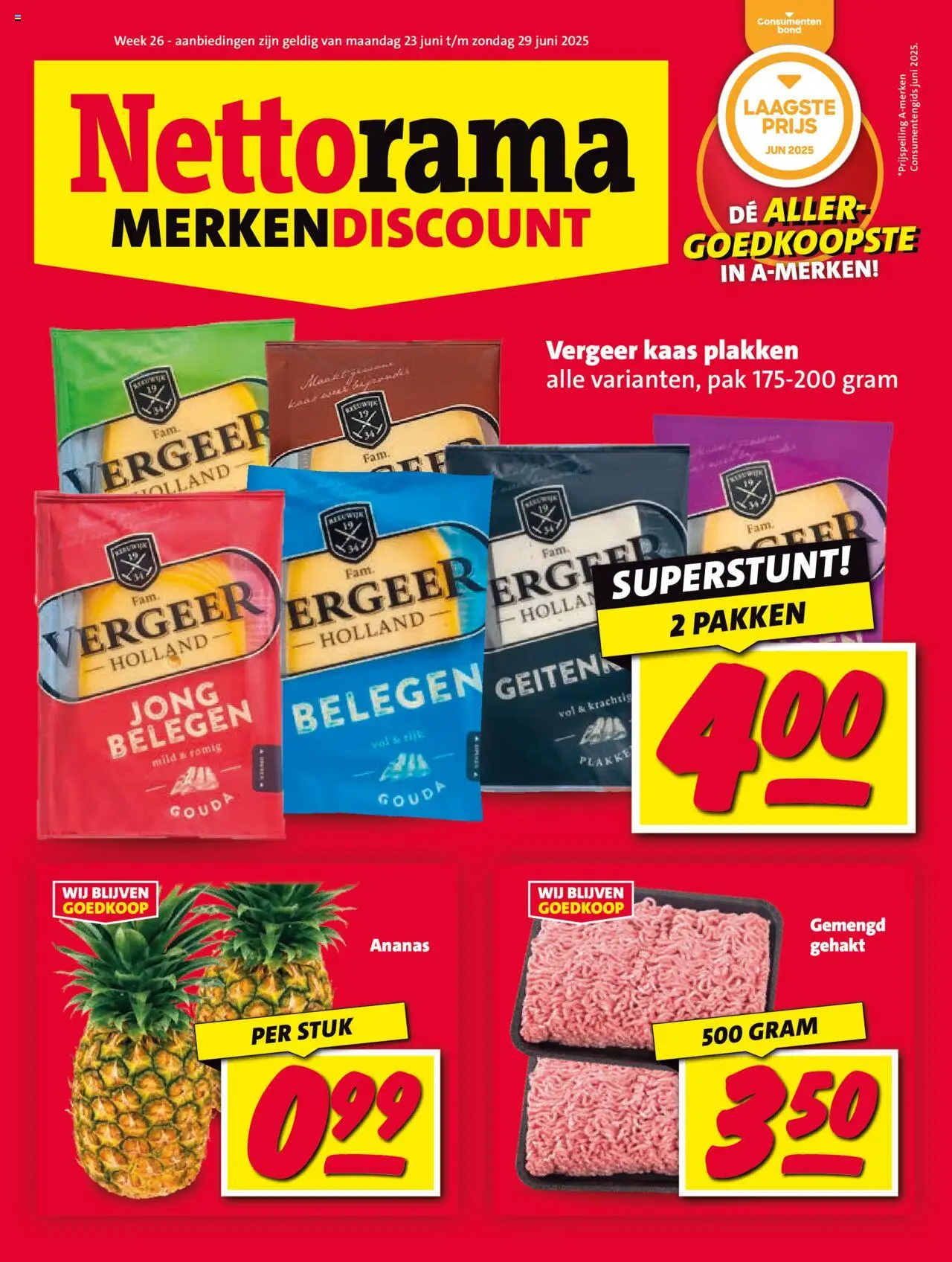  | Pagina: 1 | Producten: Kaas, Ananas, Gehakt, Gouda