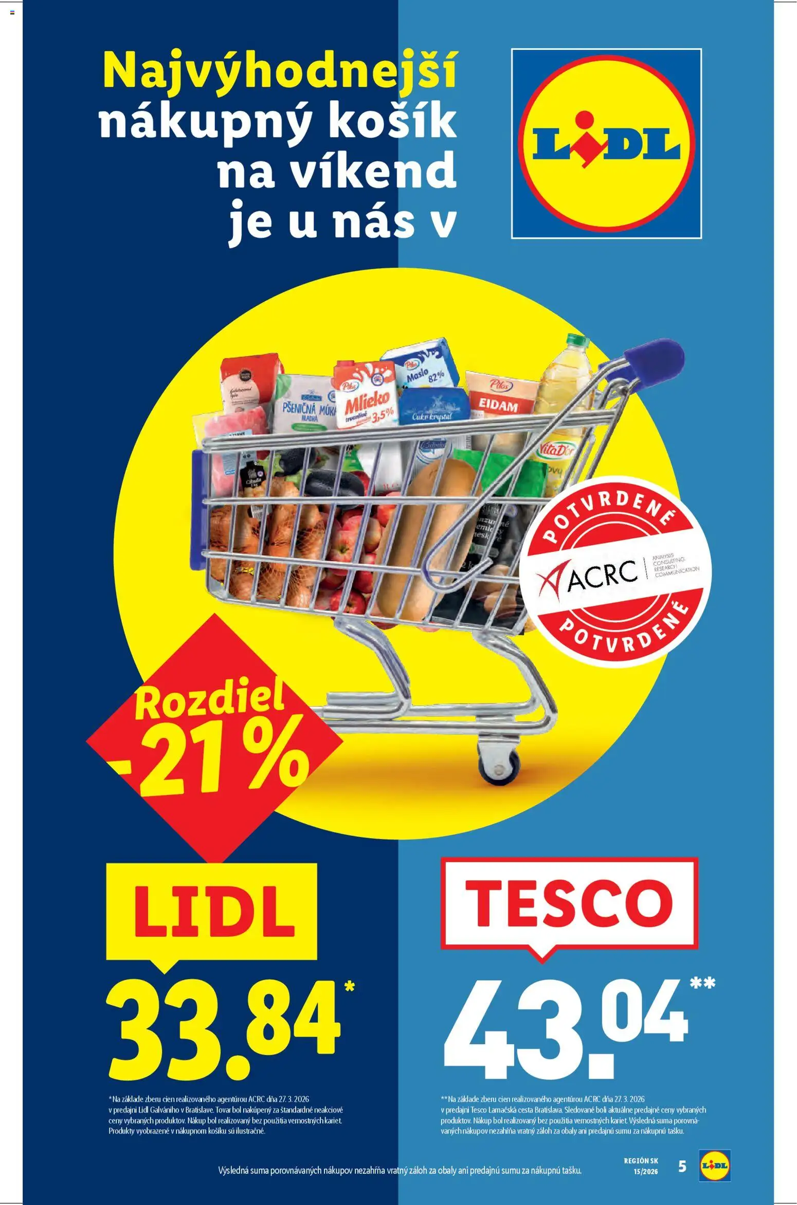 Nové Lidl akcie – leták je platný od 06.04.2026 | Strana: 5 | Produkty: Mlieko, Olej, Múka, Cibuľa