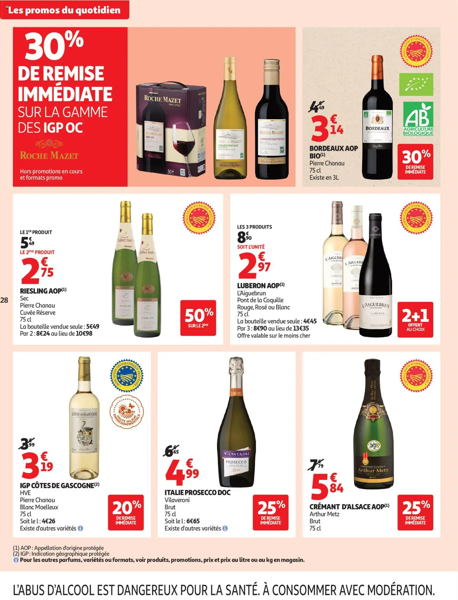 {H1} | Page: 28 | Produits: Italie prosecco, Crémant, Prosecco, Crémant d'alsace