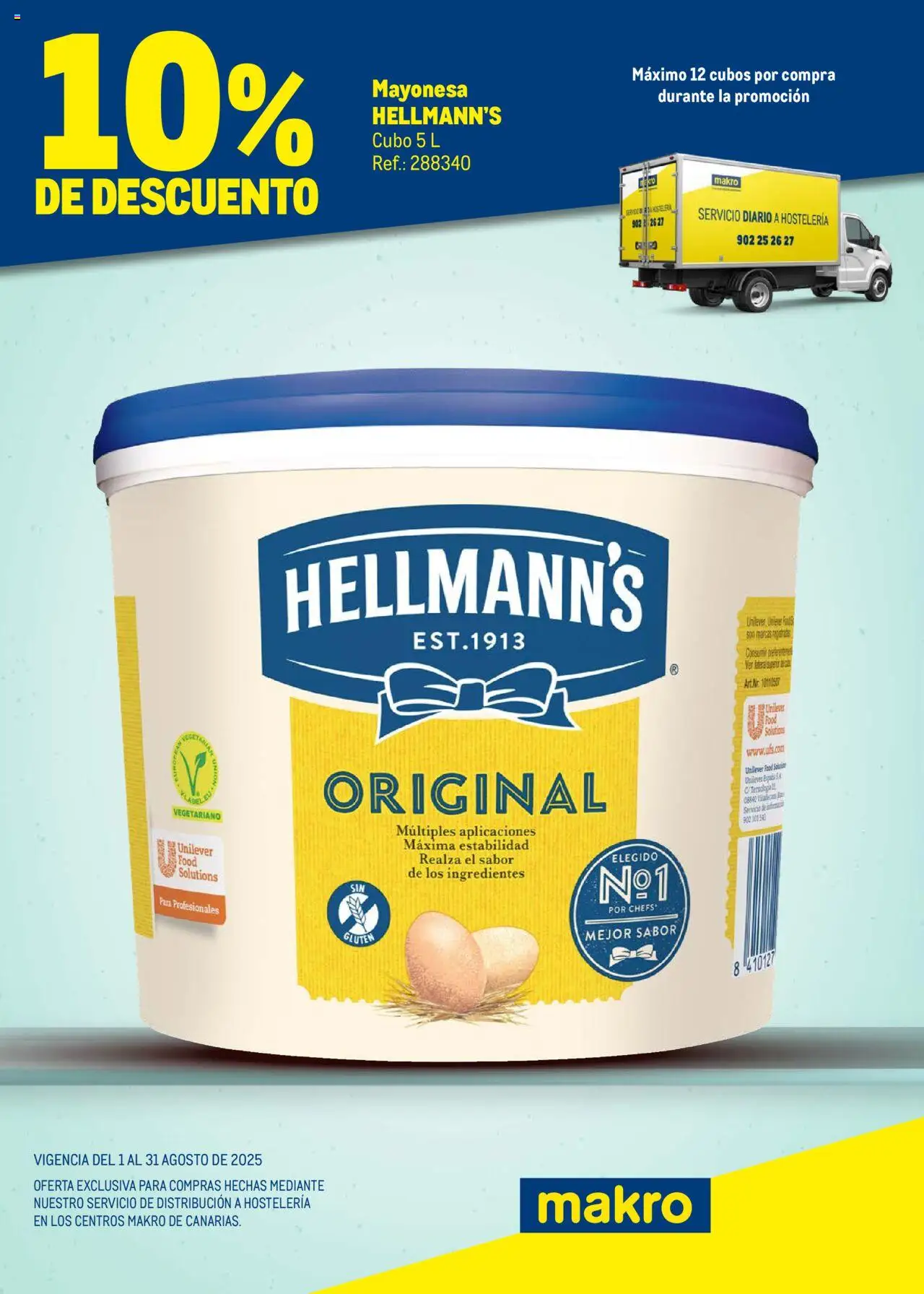 Makro - Destilados Canarias │ válido desde el 01.08.2025 | Página: 6 | Productos: Κρεμάστρα, Οθόνη προβολής