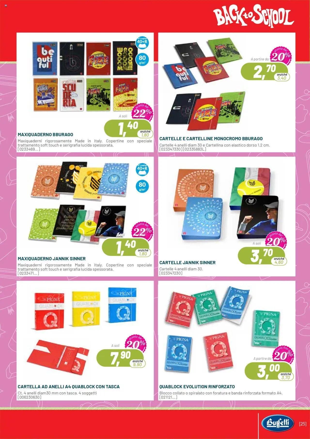 Volantino Buffetti del 01.07.2025 | Pagina: 25