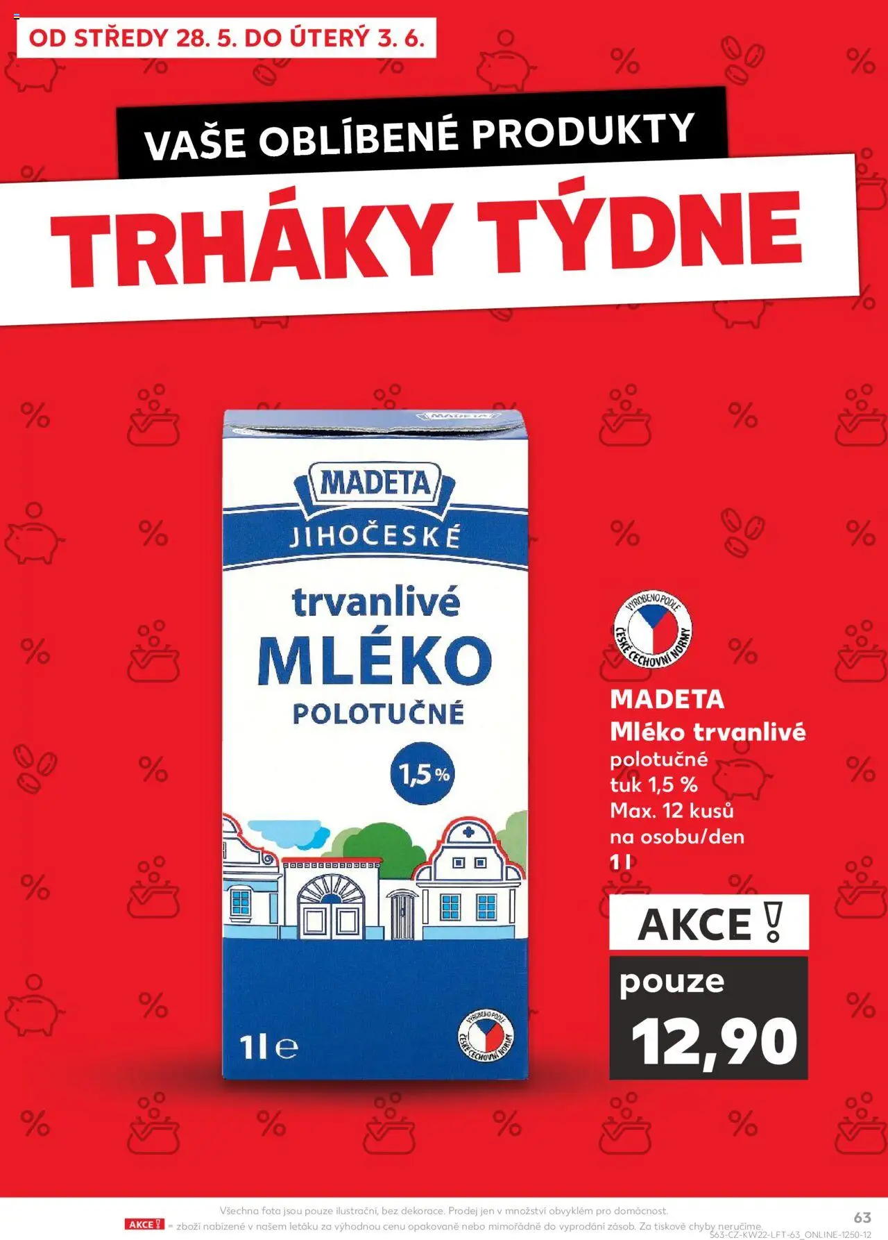 Kaufland leták - Praha 4 od 28.05.2025 | Strana: 63 | Produkty: Mléko