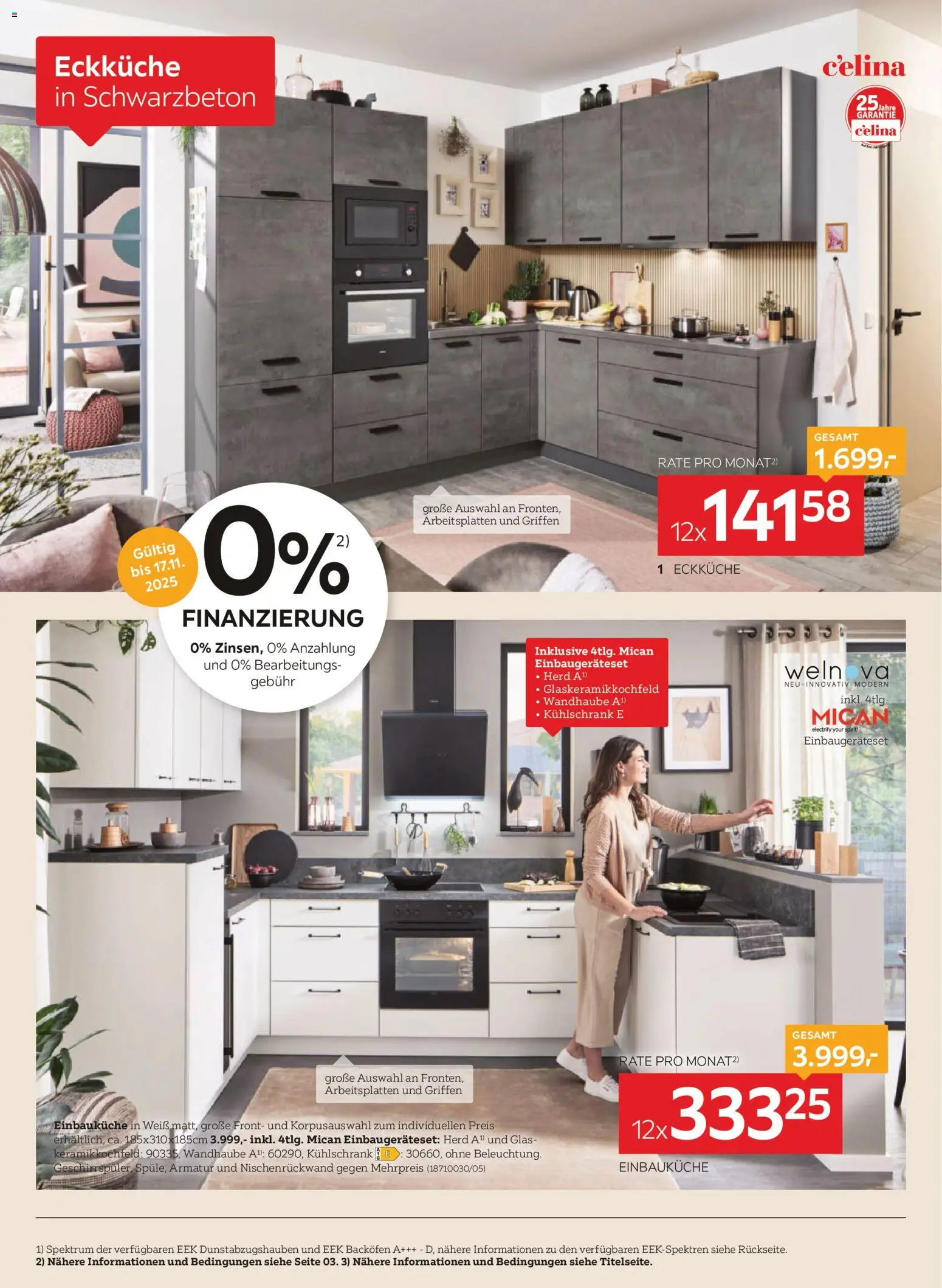 XXXLutz Prospekt aktuell gültig ab 04.11.2025 | Seite: 4 | Produkte: Kühlschrank, Herd