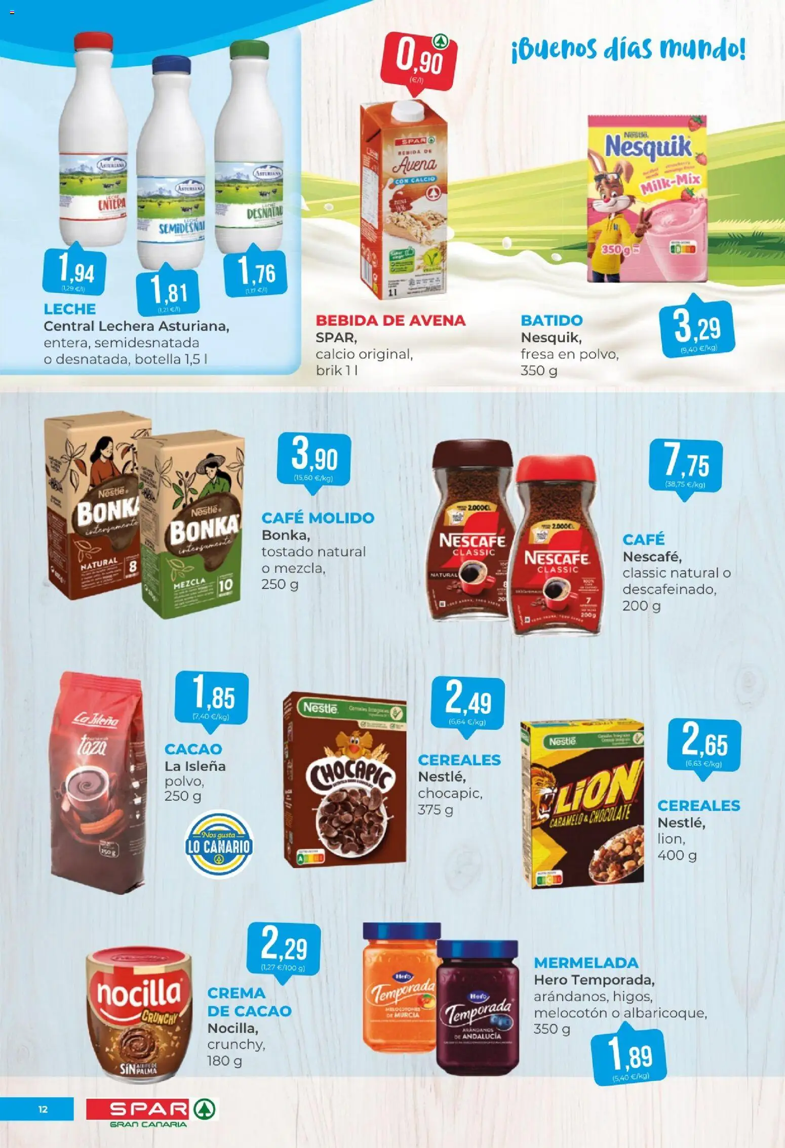 Spar - folleto │ válido desde el 23.01.2026 | Página: 12 | Productos: Café, Cereales, Crema, Φρυγανιές σικάλεως
