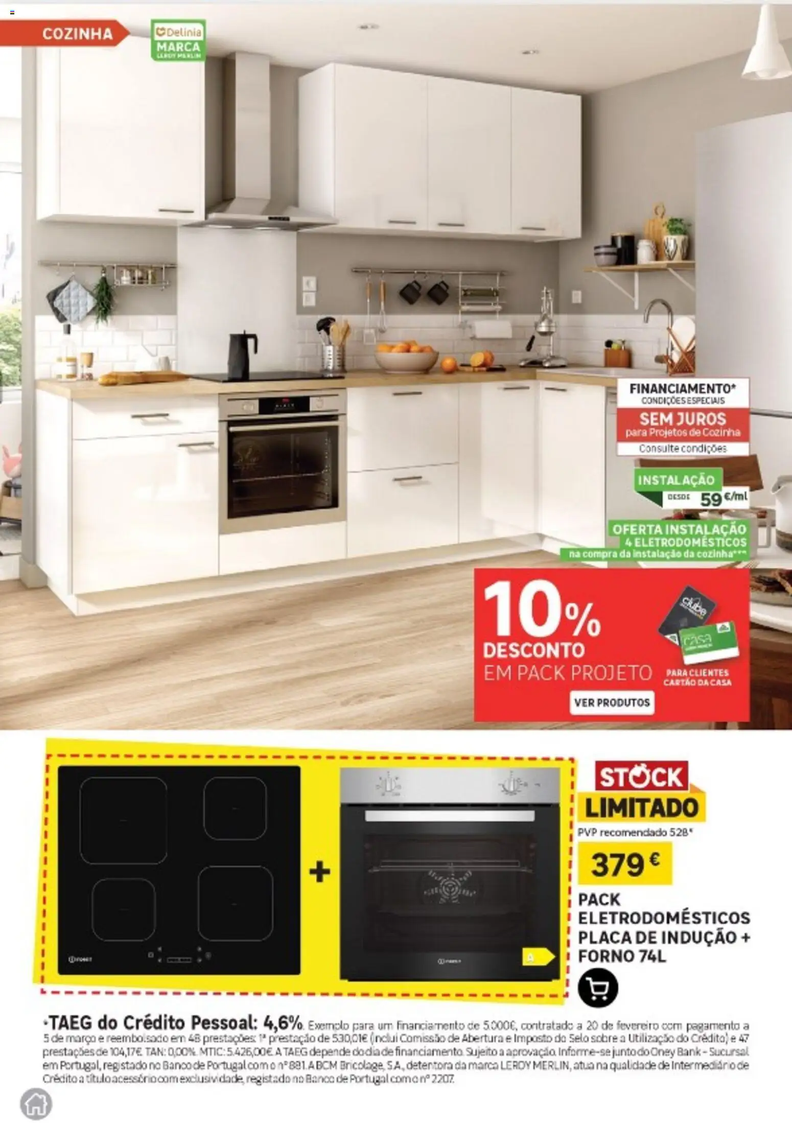 Leroy Merlin Portugal Continental │ válido de 13.11.2025 | Página: 10 | Produtos: Forno, Banco