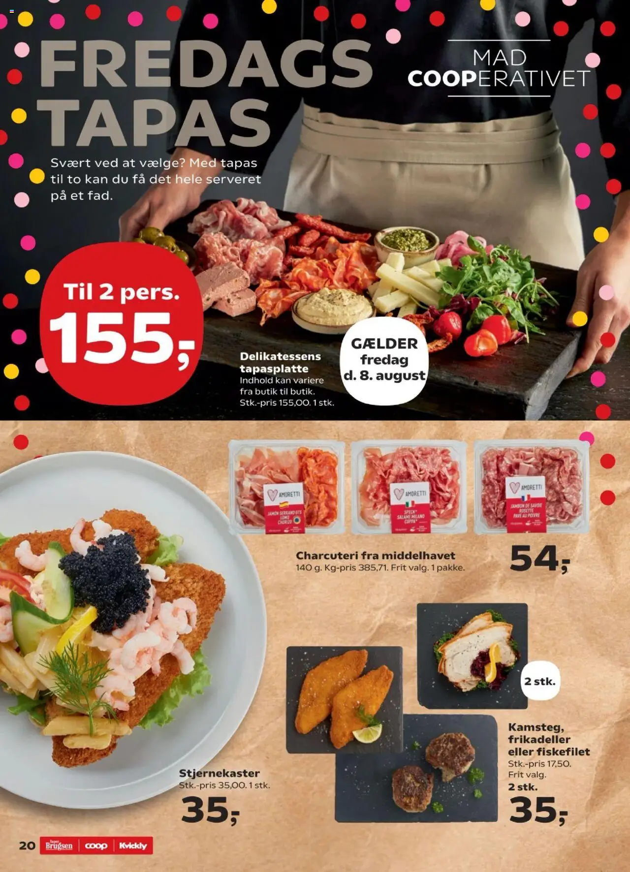 Super Brugsen Tilbudsavis gyldig fra 07.08.2025 | Side: 20 | Produkter: Frikadeller