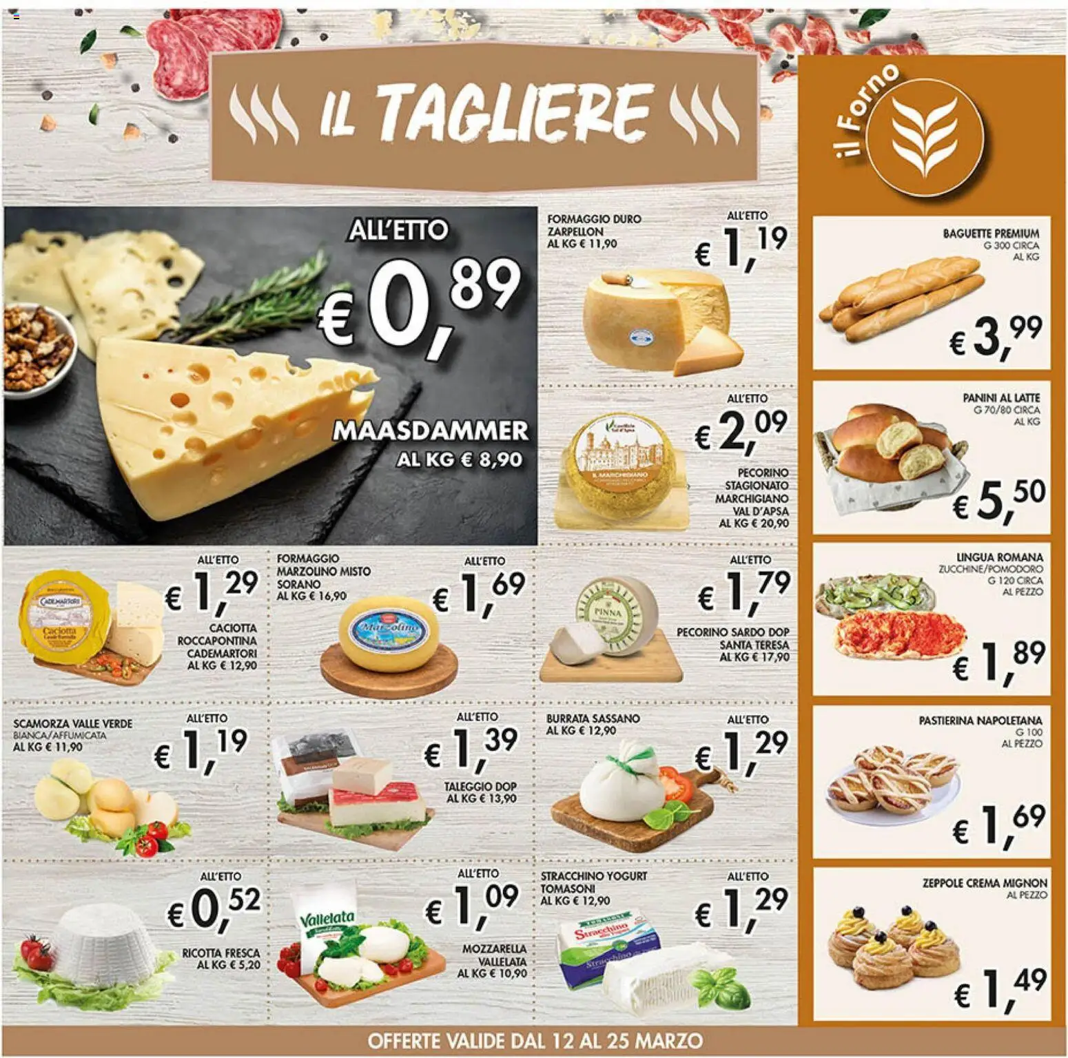 Volantino Coal del 12.03.2026 | Pagina: 6 | Prodotti: Crema, Formaggio, Tagliere, Forno