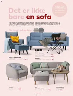 Daells Bolighus Tilbudsavis gyldig fra 14.08.2025 | Side: 18 | Produkter: En Sofa, Sofabord, Sofa, Lænestol