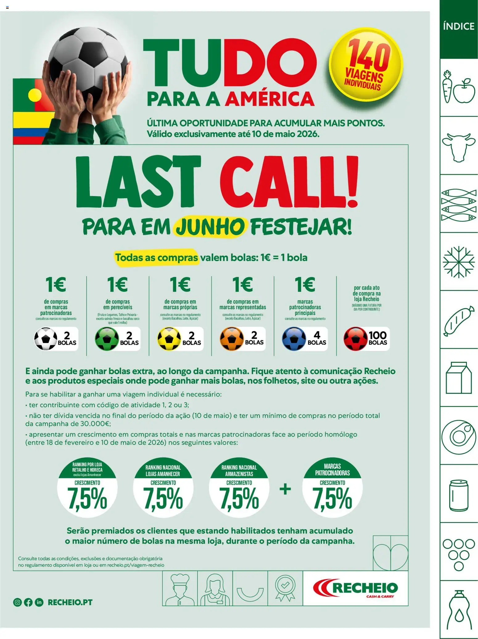 Recheio Horeca │ válido de 28.04.2026 | Página: 39 | Produtos: Bacalhau, Salmão, Açúcar