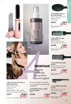 Oriflame - Katalog - Pregled kataloga iz trgovine Oriflame, vrijedi od 18.02.2026 | Stranica: 163 | Proizvodi: Četka, Torbica, Kabel, Četka za kosu