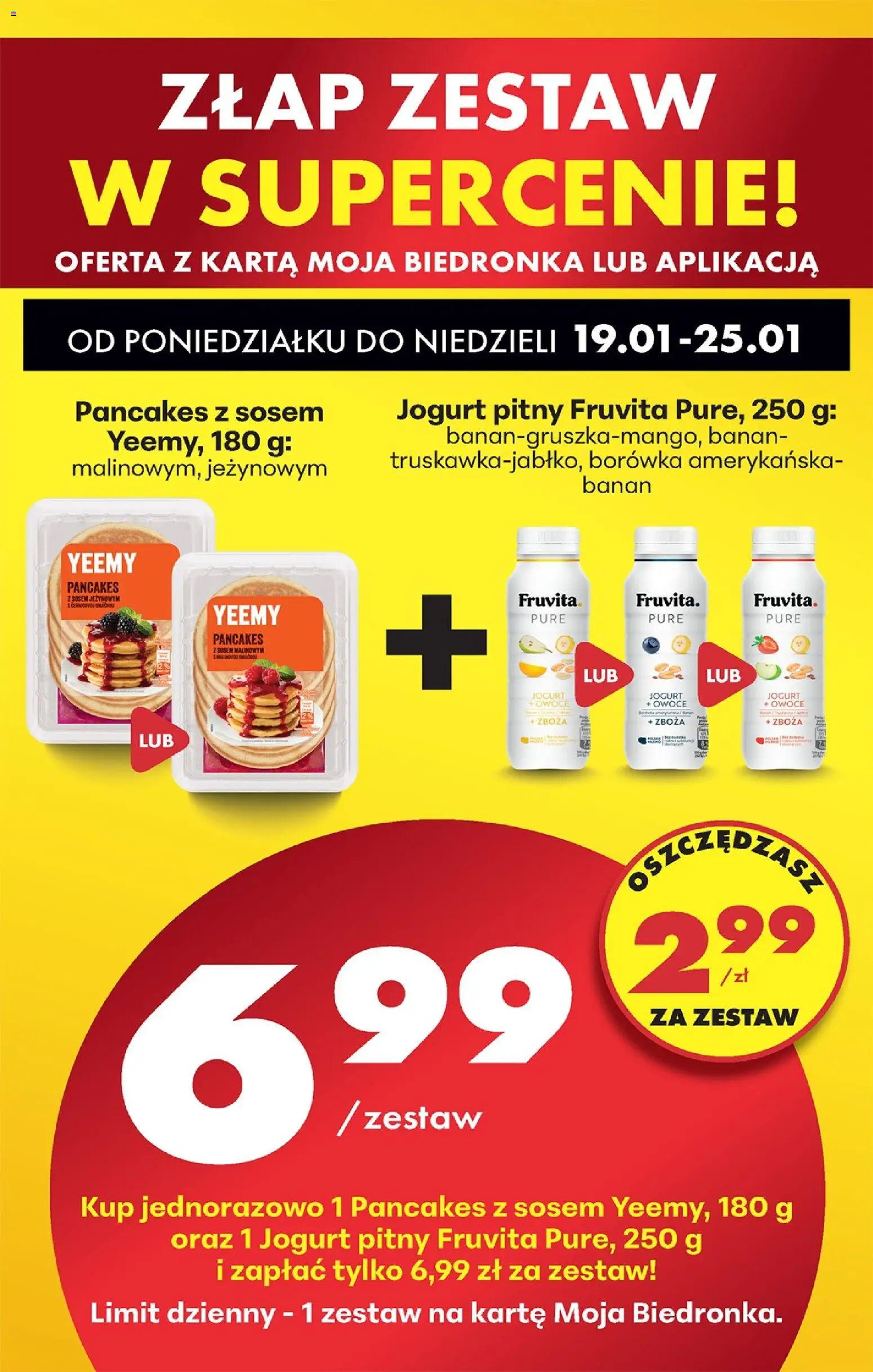 Biedronka gazetka od 19.01.2026 | Strona: 80 | Produkty: Karta, Jogurt, Banan, Owoce