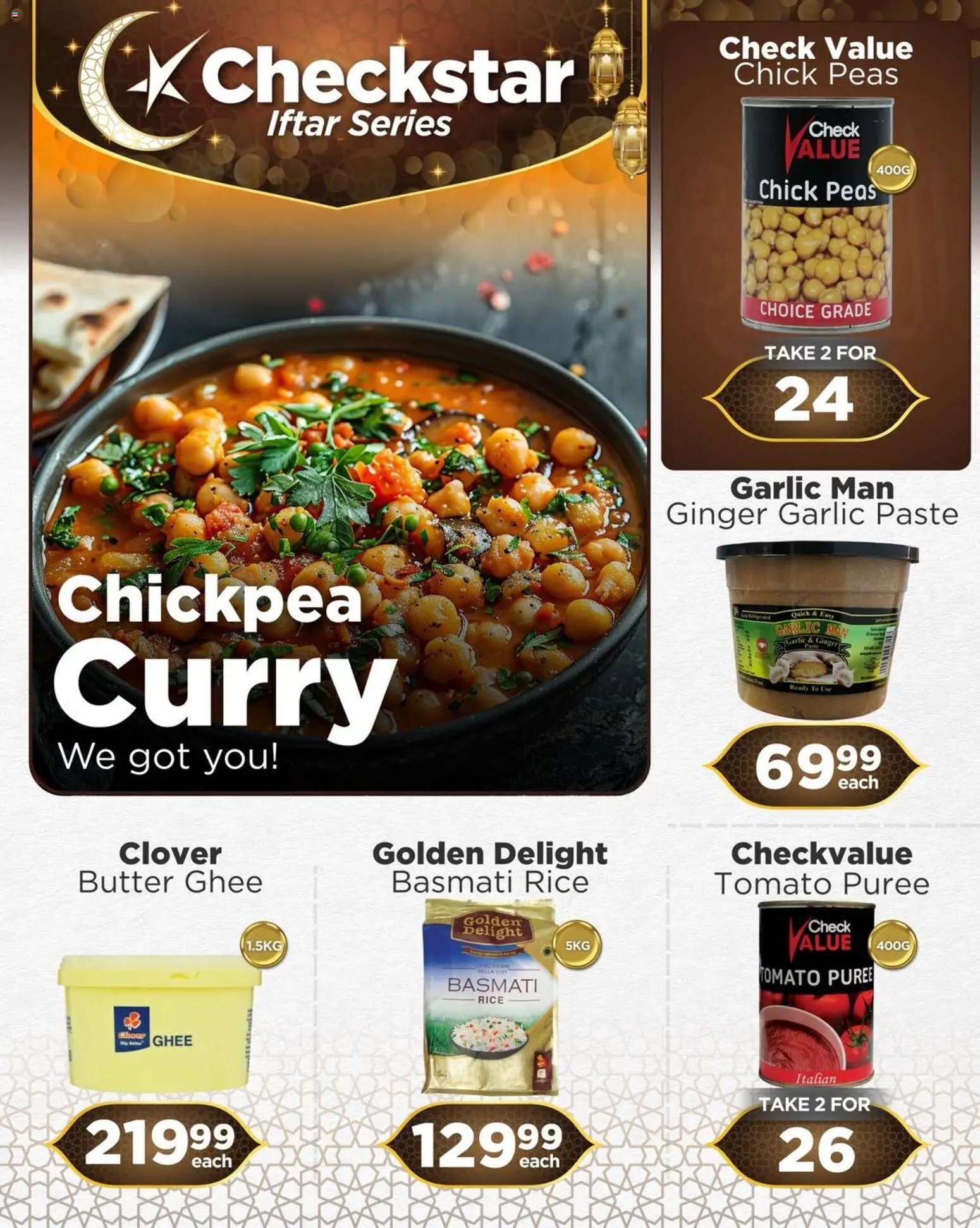 New Check Star catalogue – valid from 04.03.2026 | Page: 1 | Products: Butter, Rice, Garlic