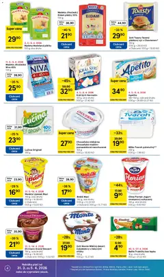 Náhled letáku Král Sýrů Hermelín, 120 g, více druhů od 31.03.2026 | Strana: 4 | Produkty: Lipánek, Jogurt, Lučina, Eidam