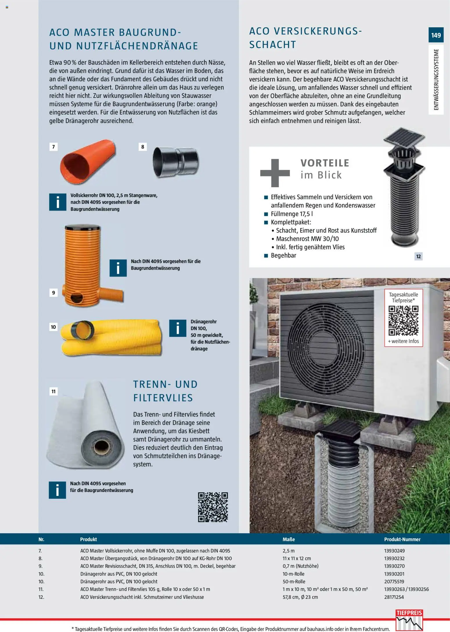 Bauhaus Gartenbaumaterialien 2026 – gültig ab 02.03.2026 | Seite: 149 | Produkte: Wasser