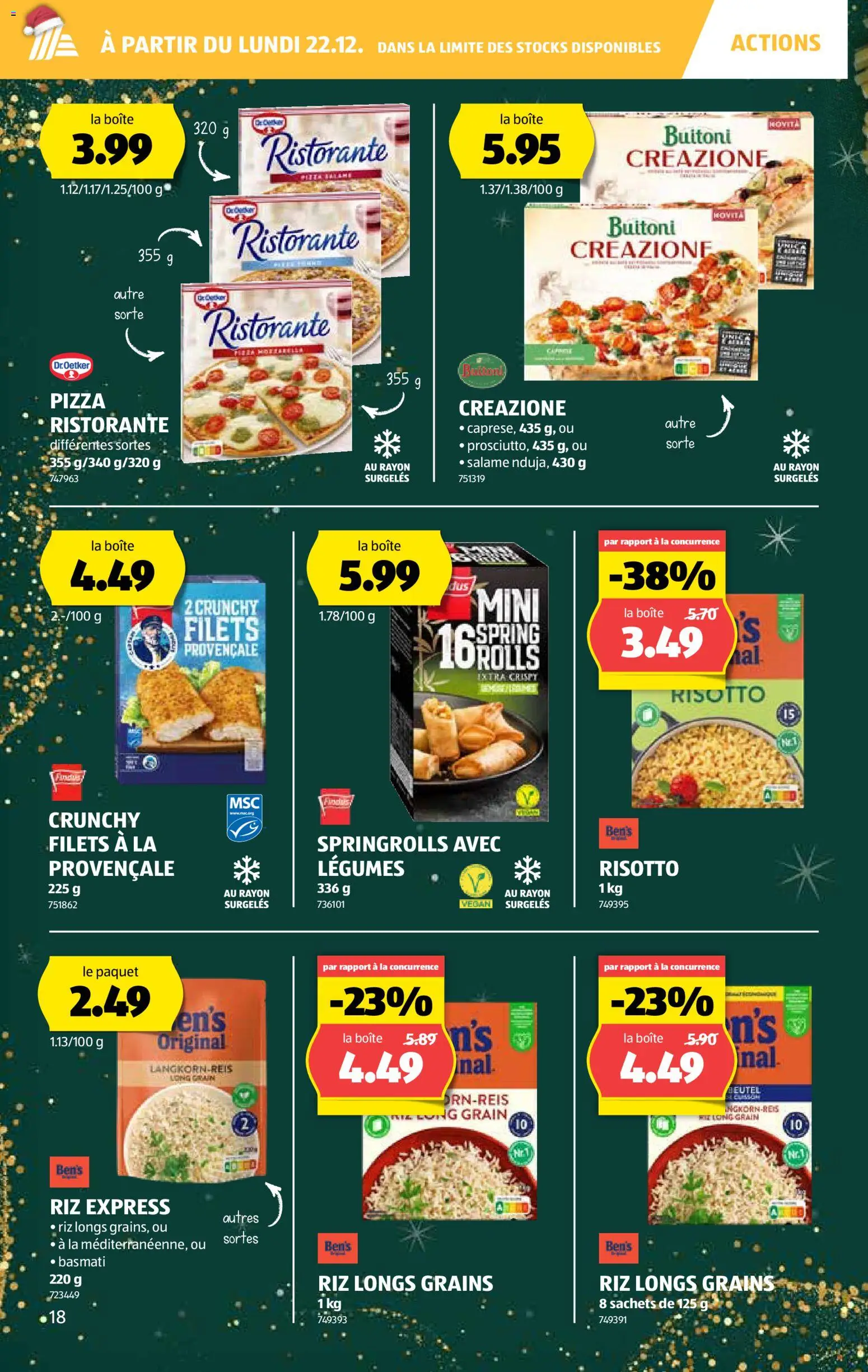 Aldi Aktionen FR – gültig ab 18.12.2025 | Seite: 19 | Produkte: Pizza