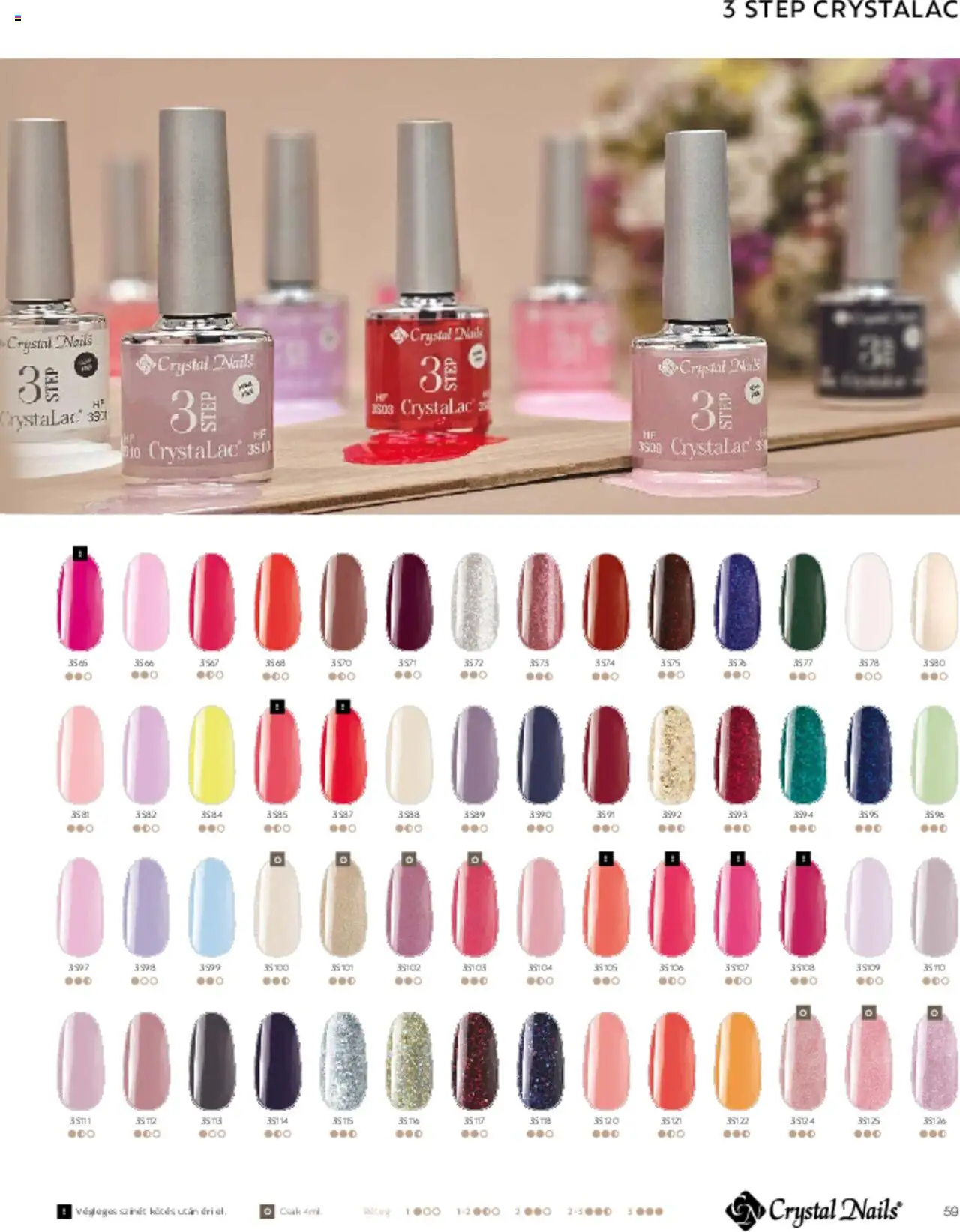 Crystal Nails akciós ujság - amely érvényes a következő dátumtól: 01.03.2025 | Oldal: 59