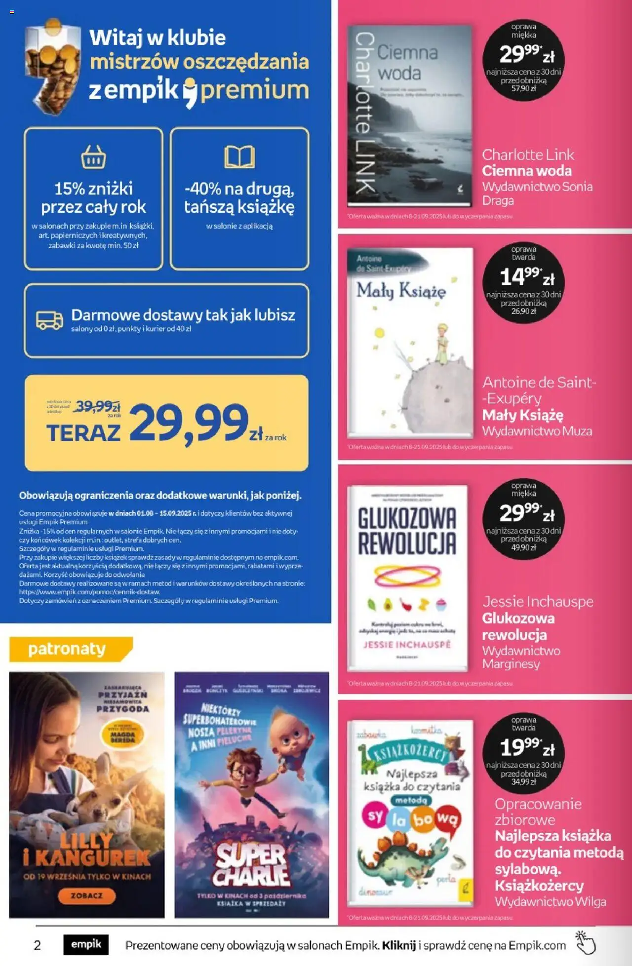 Empik promocje - Tom kultury Książki od 10.09.2025 | Strona: 2 | Produkty: Woda