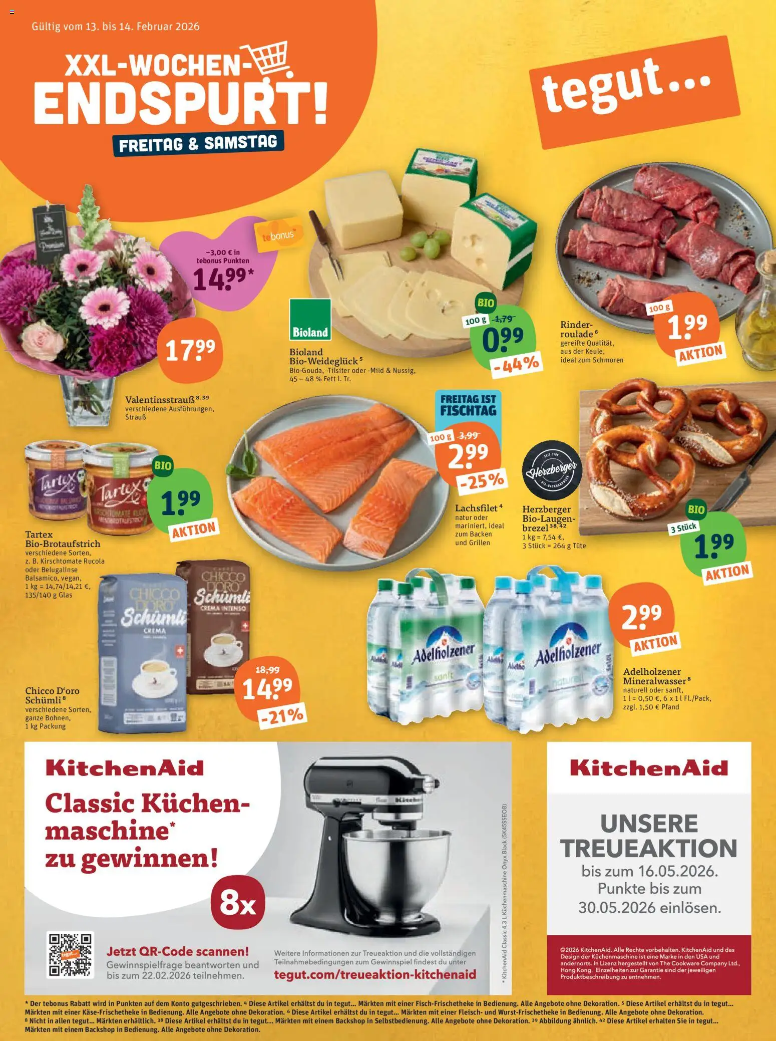 Tegut Prospekt 	 – gültig ab 09.02.2026 | Seite: 1