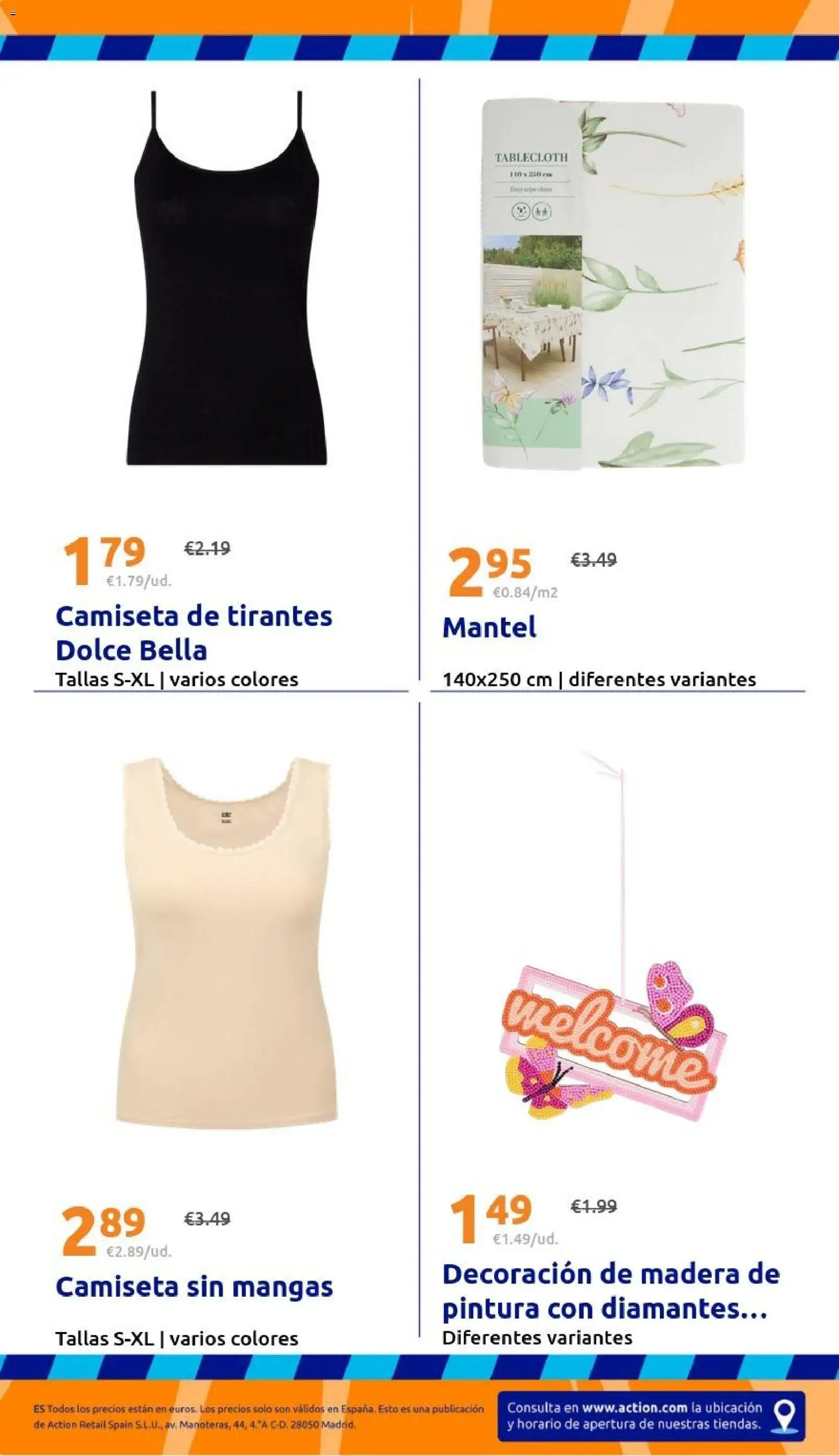 Action folleto │ válido desde el 29.04.2026 | Página: 30 | Productos: Mantel, Camiseta sin mangas