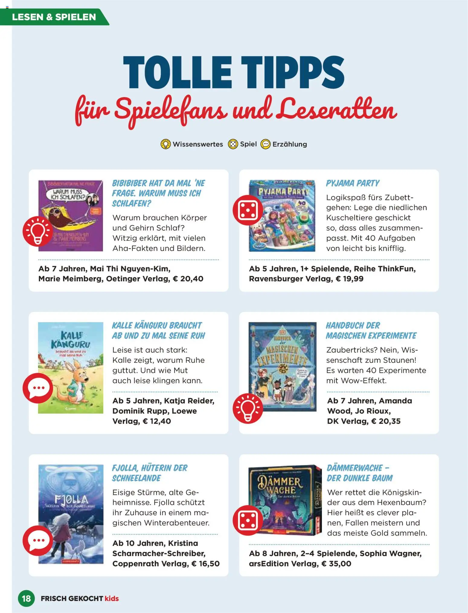 Billa  Frisch Gekocht Kids gültig ab 01.12.2025 | Seite: 18 | Produkte: Pyjama, Spiel