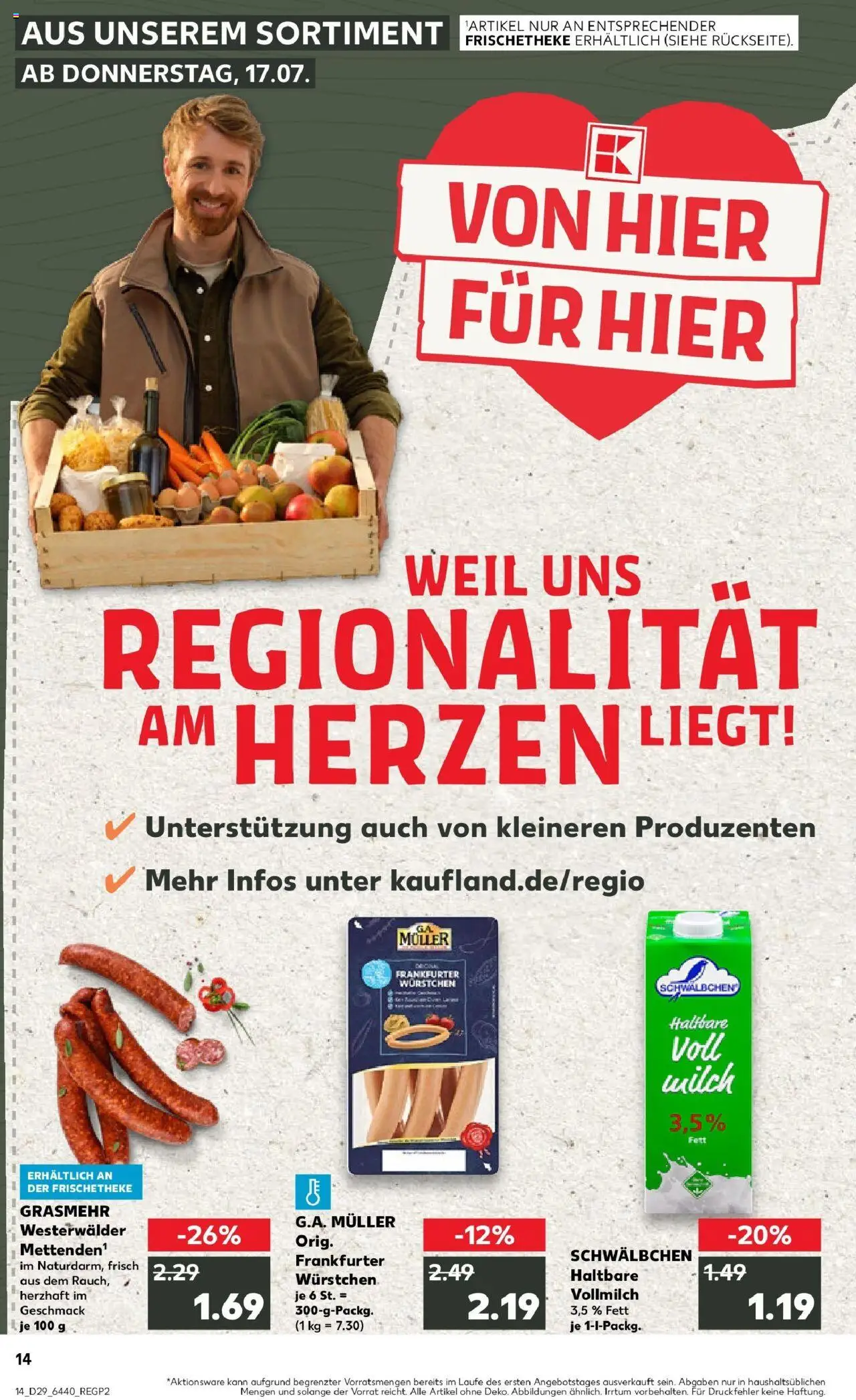 Kaufland prospekt Rüsselsheim Am Main	 - gültig ab dem 21.07.2025 | Seite: 27 | Produkte: Milch