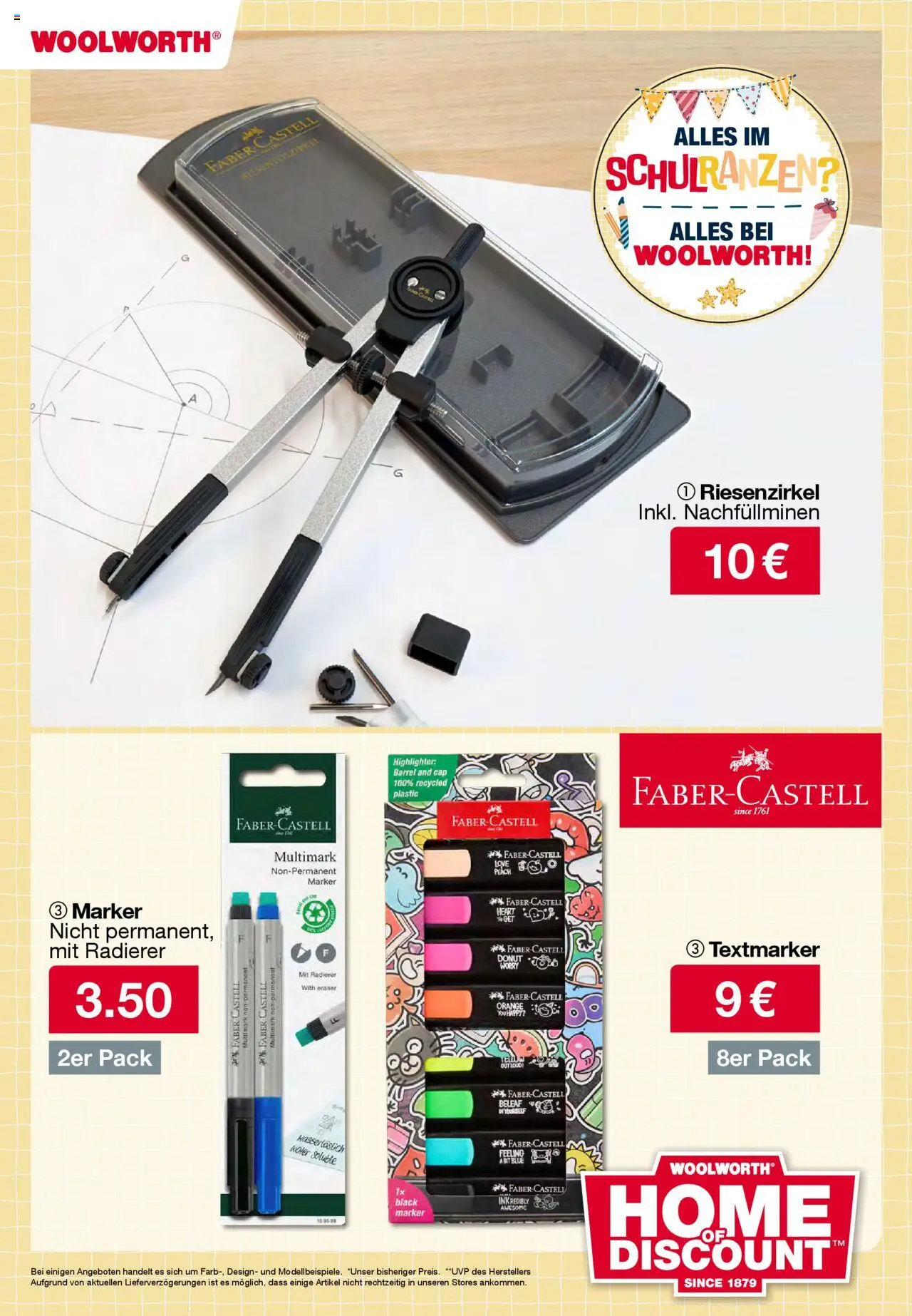 Woolworth Alles für den Schulstart gültig ab 22.08.2025 | Seite: 20