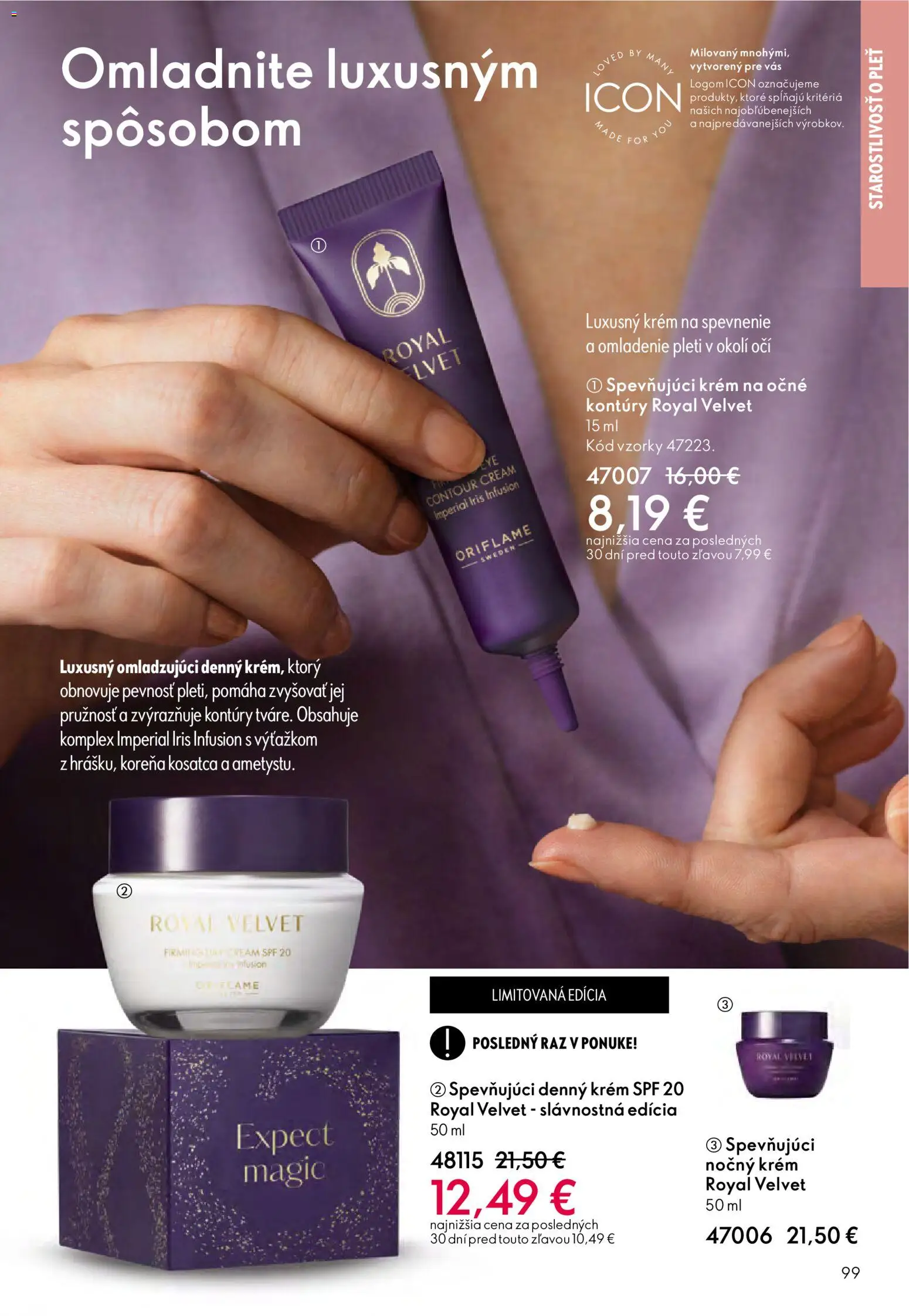 Nové Oriflame akcie – leták je platný od 24.12.2025 | Strana: 99 | Produkty: Krém