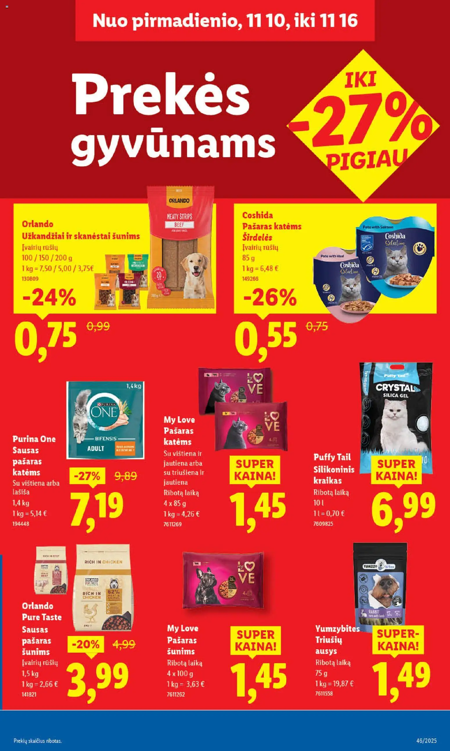 LIDL akcijos nuo 10.11.2025 | Puslapis: 35 | Prekių: Vištiena, Jautiena