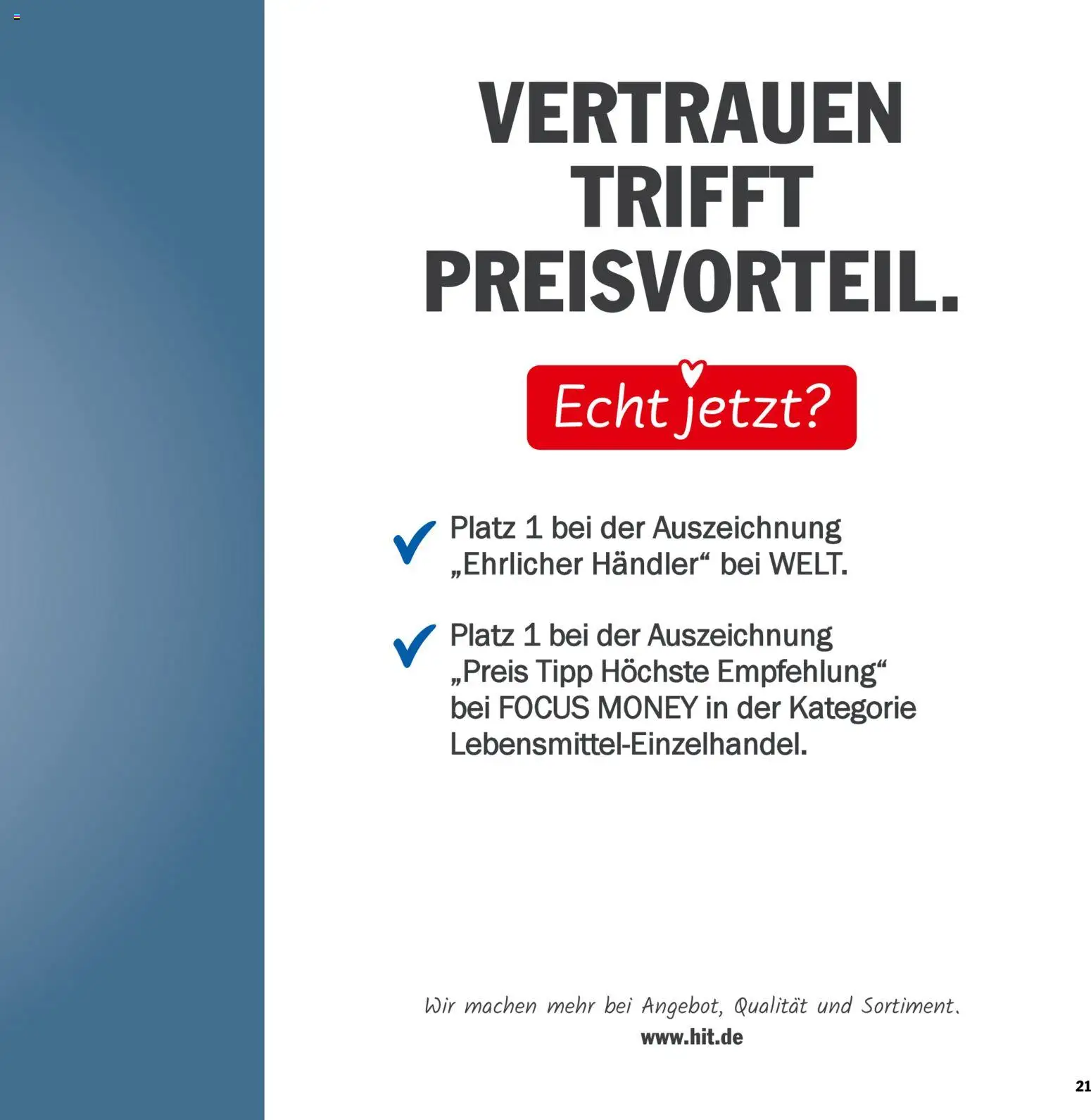 HIT Wochenprospekt – gültig ab 09.03.2026 | Seite: 21