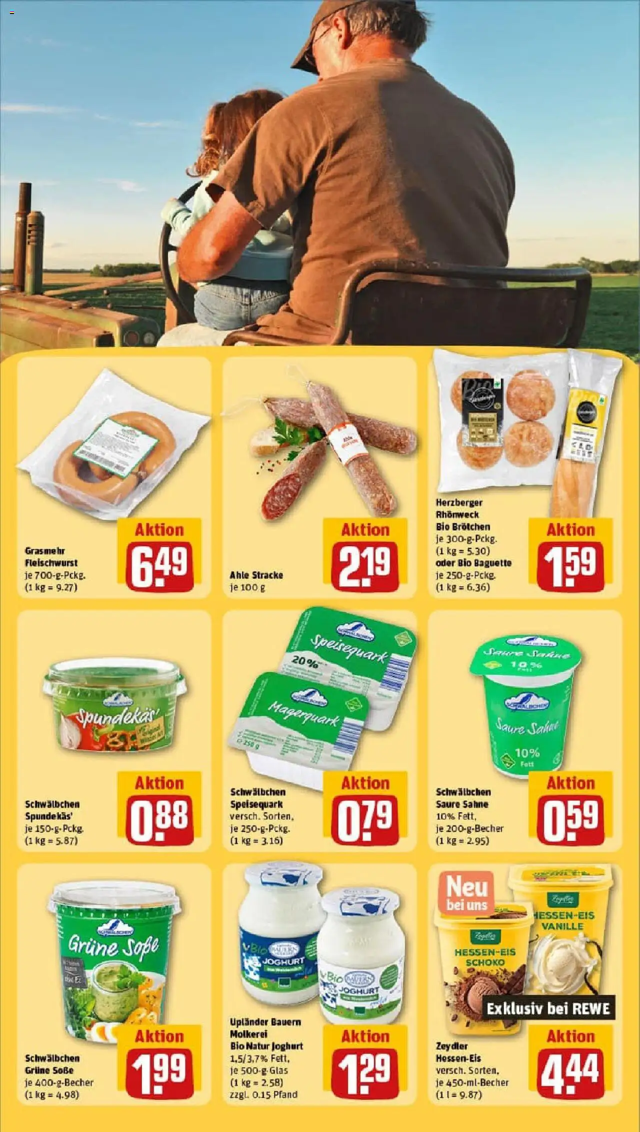 Rewe prospekt Aschaffenburg / Damm	 – gültig ab 01.09.2025 | Seite: 21 | Produkte: Quark, Soße, Sahne, Speisequark