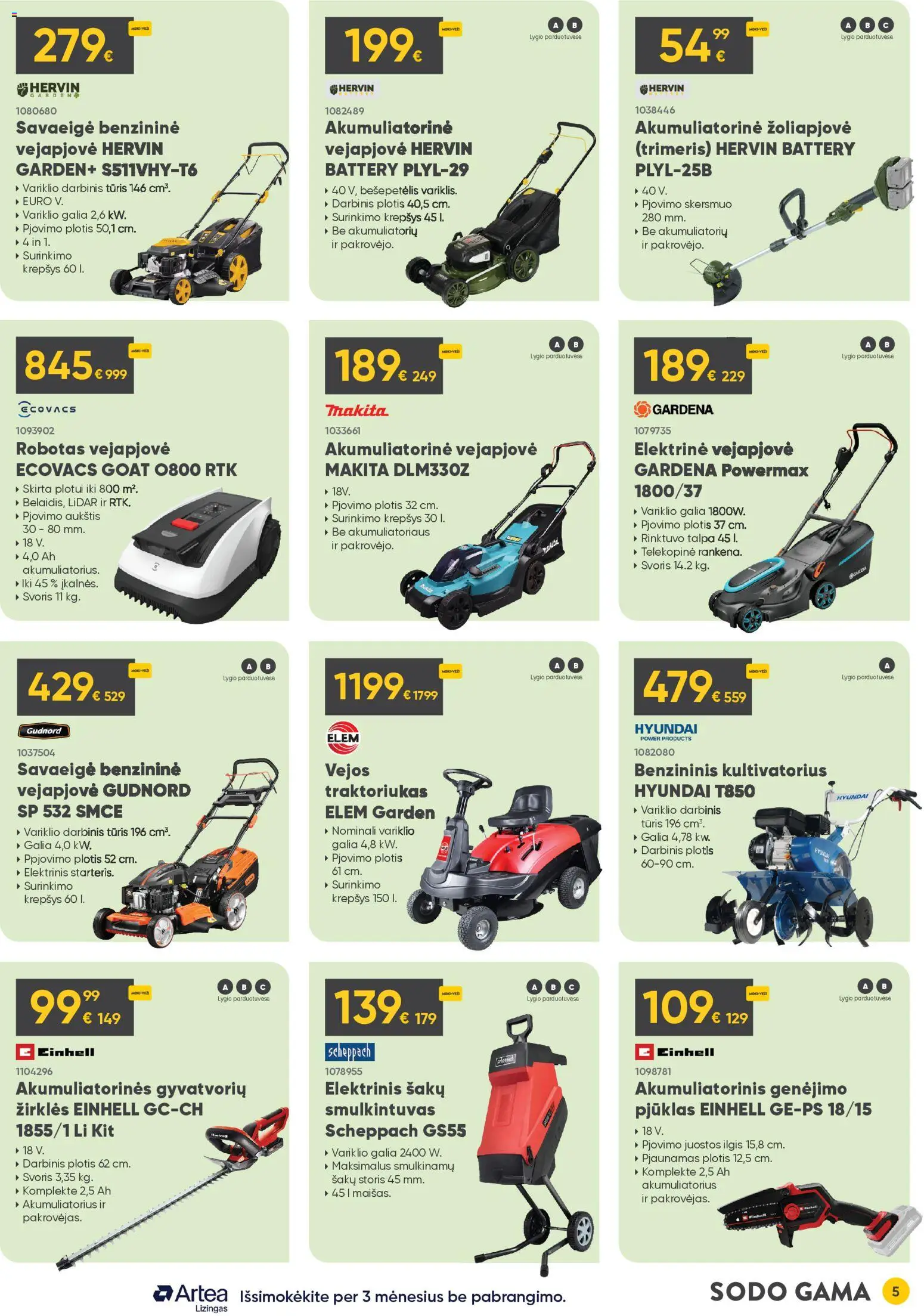 MOKI VEŽI akcijos nuo 02.04.2026 | Puslapis: 5 | Prekių: Robotas, Krepšys, Smulkintuvas, Akumuliatorius