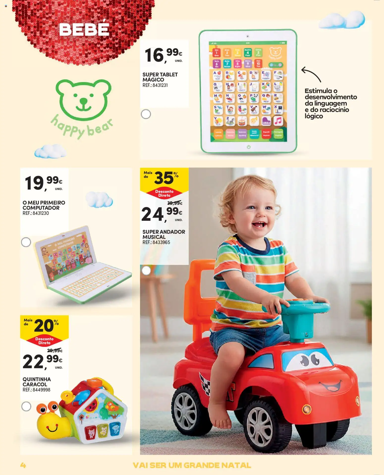 Continente - Brinquedos │ válido de 13.11.2025 | Página: 4 | Produtos: Computador, Laptop, Tablet