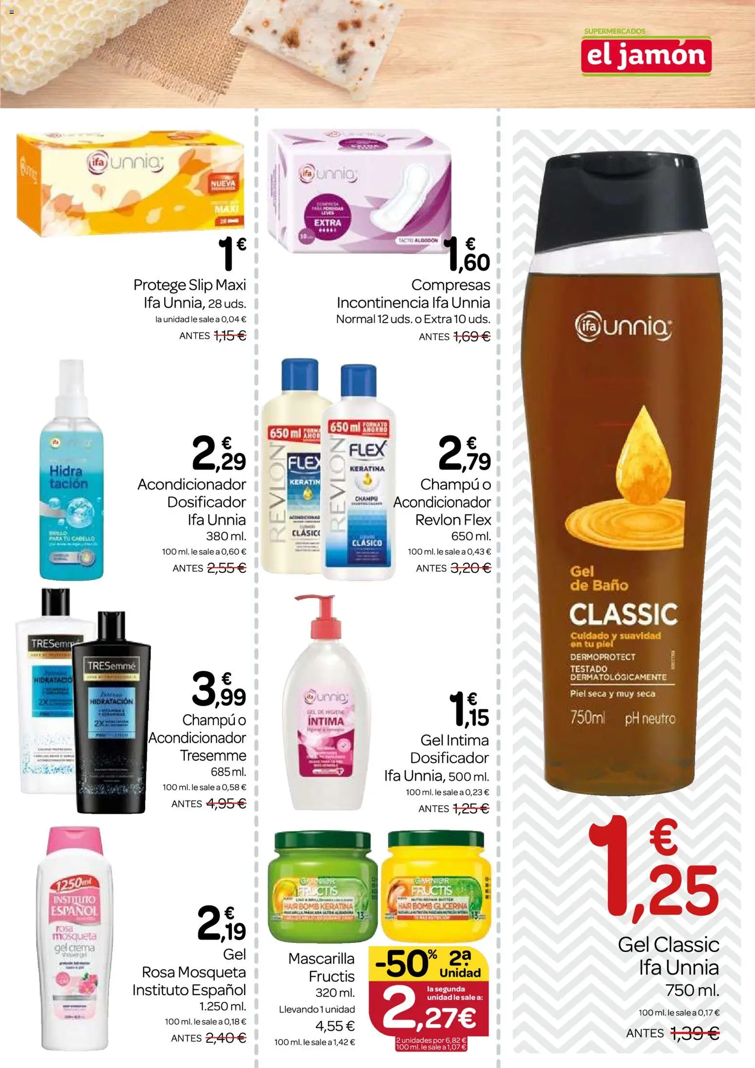 Supermercados El Jamón folleto │ válido desde el 26.02.2026 | Página: 29 | Productos: Jamón, Crema, Γλυφιτζούρι, Baño