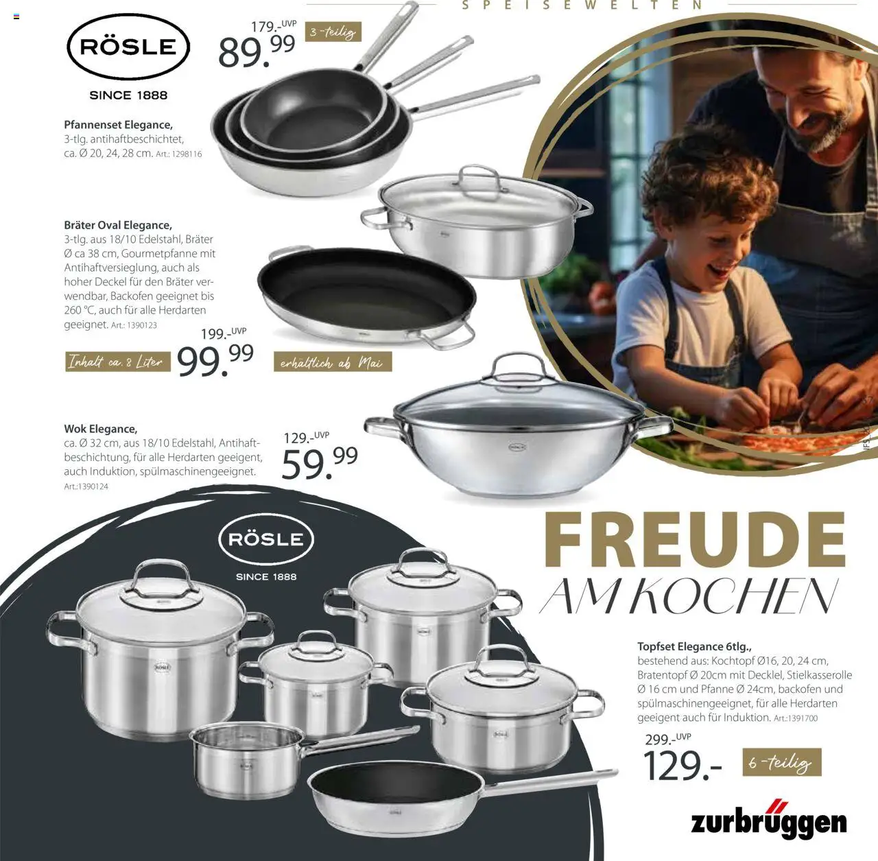 Zurbrüggen Lebenslust - gültig ab dem 01.04.2025 | Seite: 57 | Produkte: Backofen, Wok