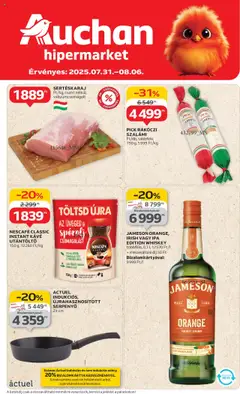 Auchan Akciós újság - amely érvényes a következő dátumtól: 31.07.2025