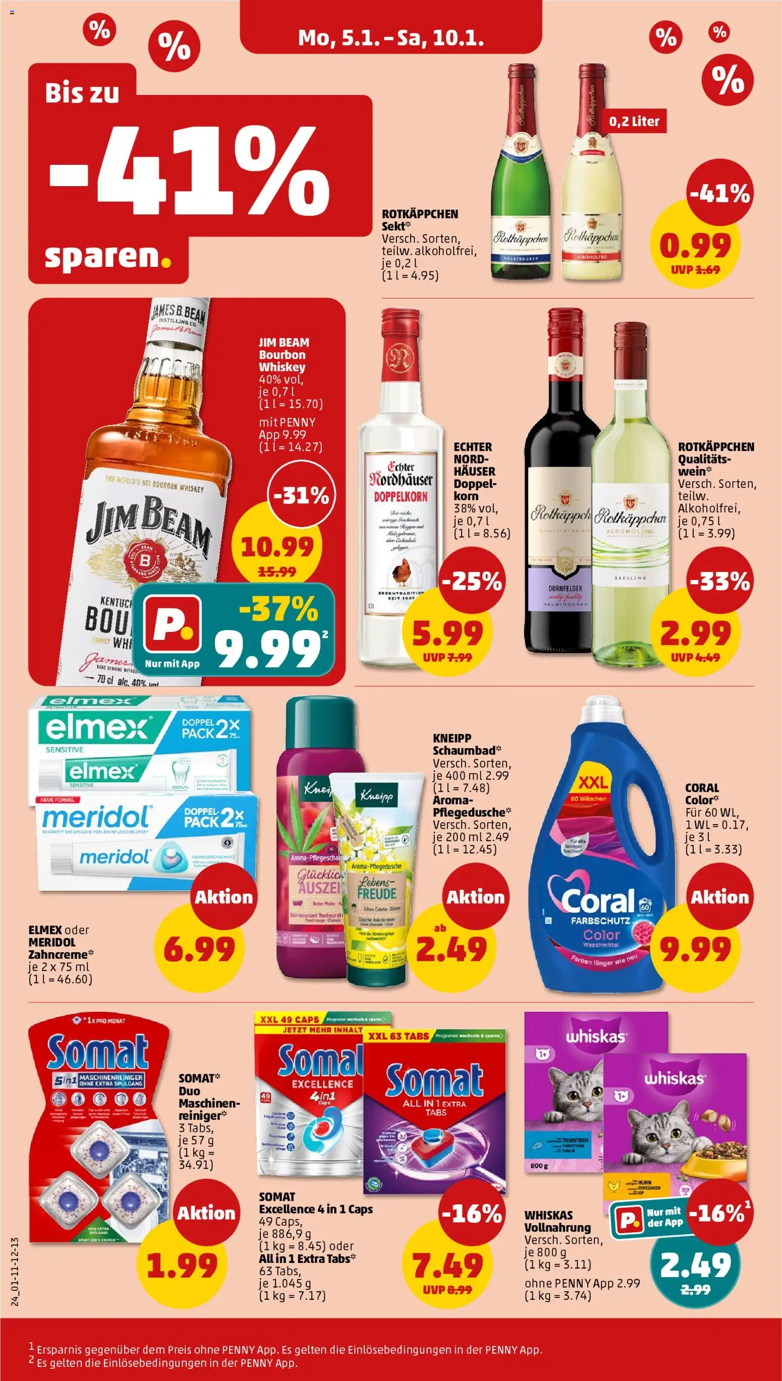 Penny Prospekt 	 – gültig ab 05.01.2026 | Seite: 24 | Produkte: Thunfisch, Rouge, Waschmittel, Wein