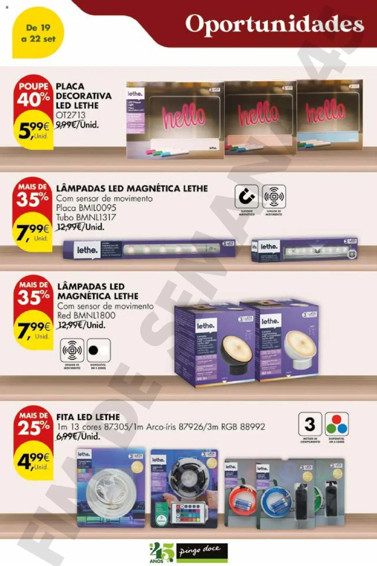 Pingo Doce Poupe este Fim de Semana │ válido de 19.09.2025 | Página: 21 | Produtos: Lâmpadas