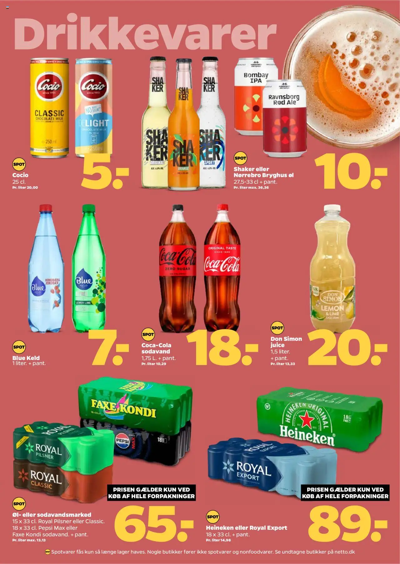 Netto Tilbudsavis gyldig fra 23.08.2025 | Side: 23 | Produkter: Coca Cola Zero, Sodavand, Lime, Cola