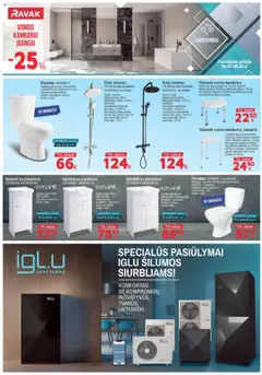 BIKUVA akcijos nuo 02.09.2025 | Puslapis: 5 | Prekių: Spintelė, Praustuvas, Klozetas