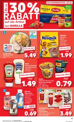 Kaufland prospekt Speyer	 ab 26.10.2025 gültig | Seite: 15 | Produkte: Maggi, Barilla, Ketchup, Muller mullermilch