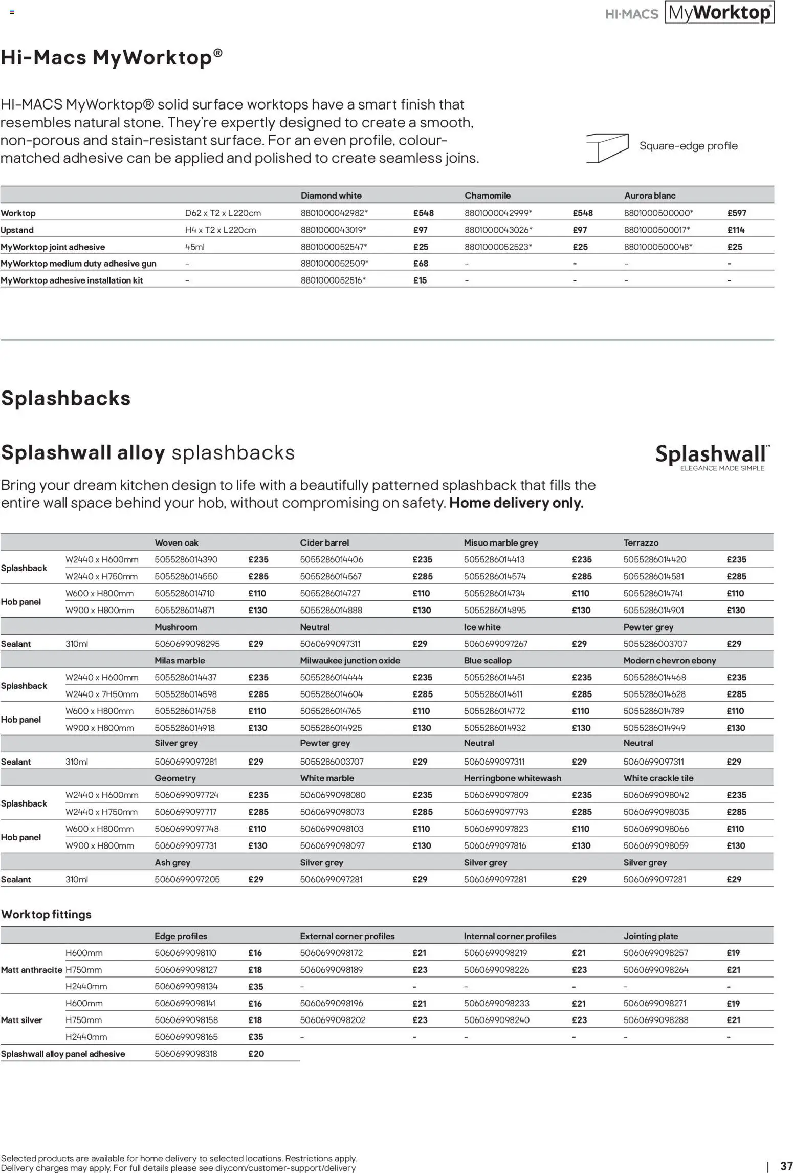 {H1} | Page: 37 | Products: Kitchen, Worktop, Hob