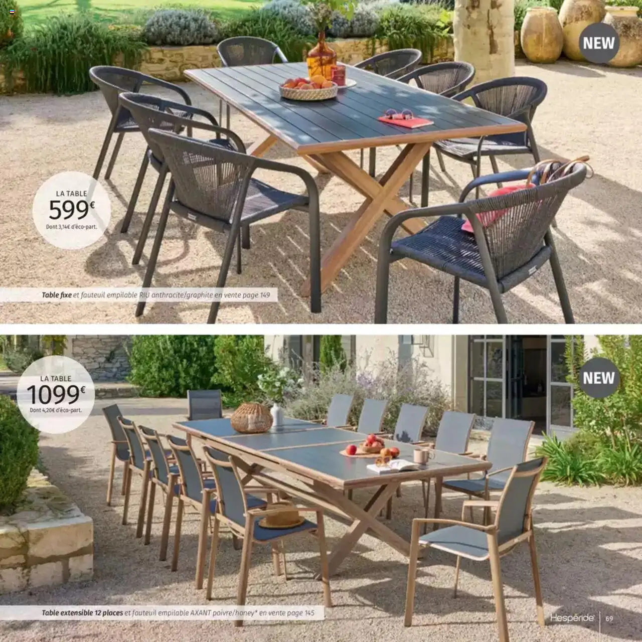  | Page: 69 | Produits: Table extensible, Fauteuil, Table