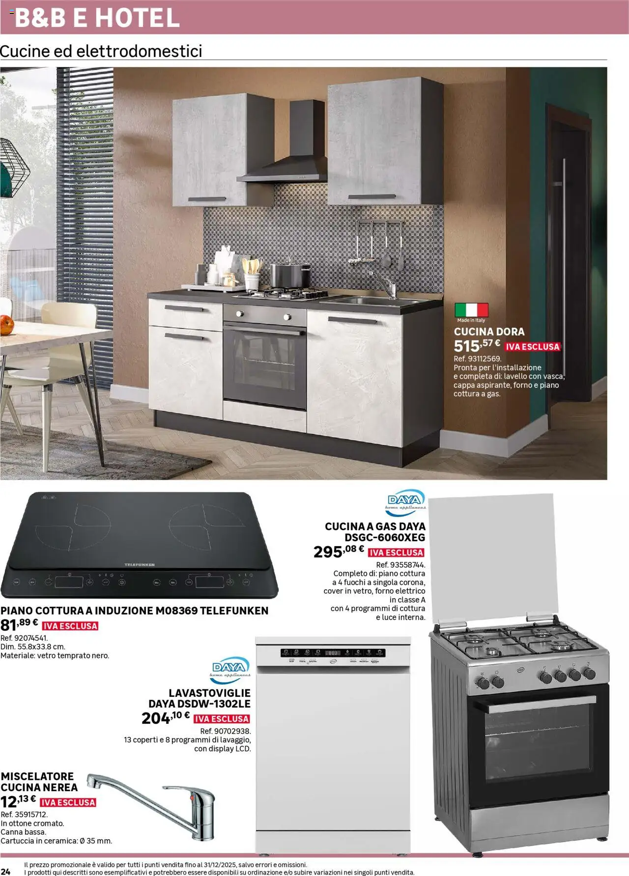 Volantino Leroy Merlin del 02.06.2025 | Pagina: 24 | Prodotti: Piano cottura, Lavastoviglie, Forno, Forno elettrico