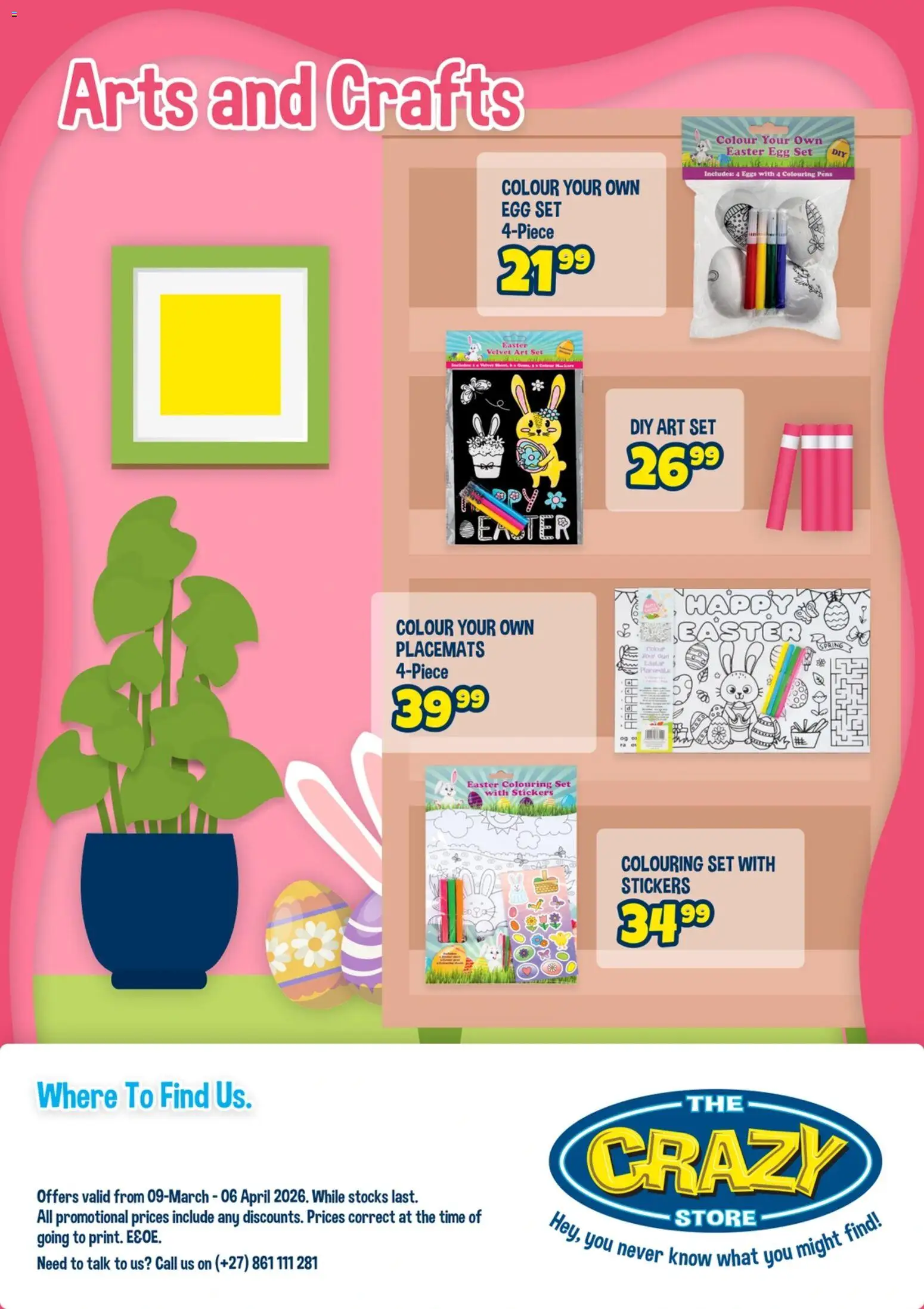 New Crazy Store catalogue – valid from 09.03.2026 | Page: 14 | Products: Art, Eggs