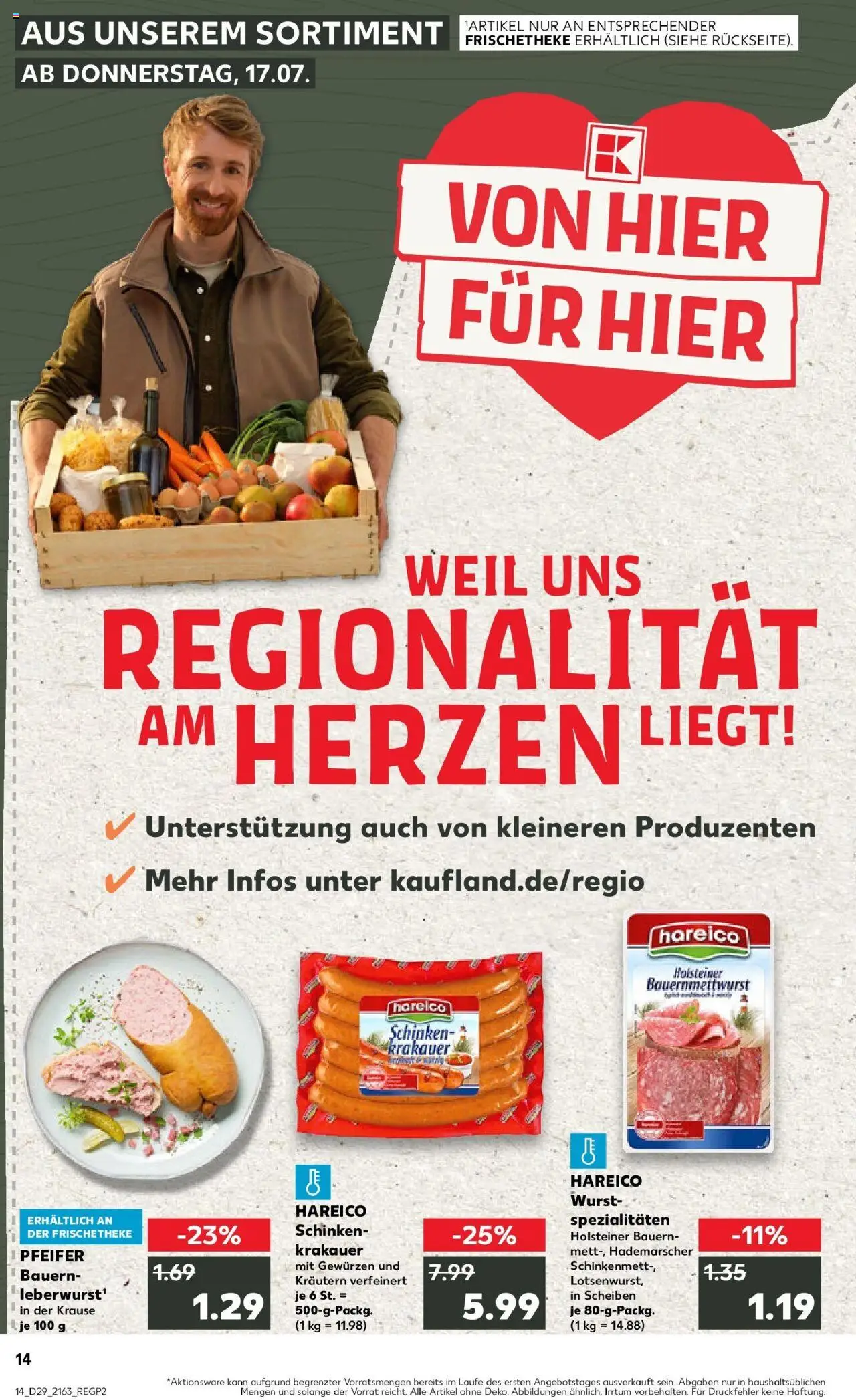 Kaufland prospekt Itzehoe	 - gültig ab dem 21.07.2025 | Seite: 27 | Produkte: Wurst, Schinken