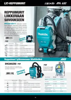 Makita-mainoslehti voimassa 01.12.2025 alkaen | Sivu: 11