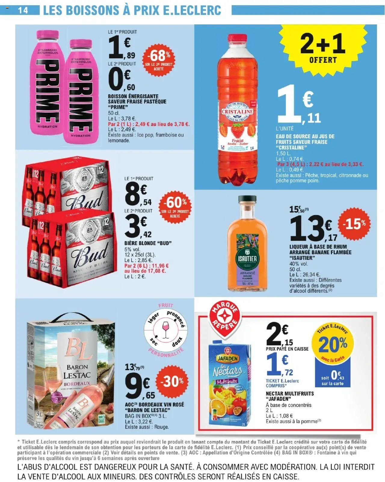  | Page: 14 | Produits: Pêche, Poire, Liqueur, Bière