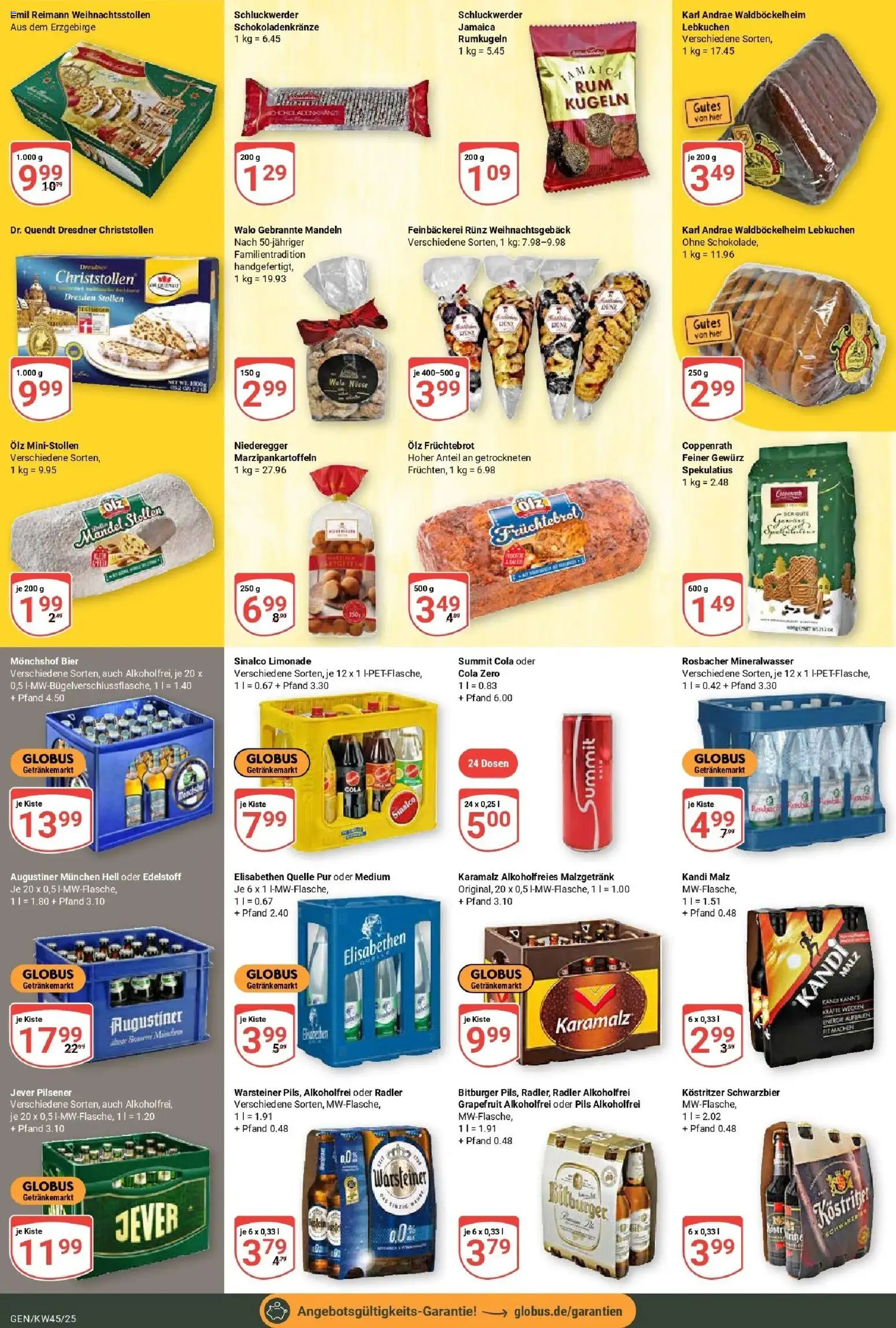 Globus prospekt Gensingen	 (ab 02.11.2025) » Angebote online | Seite: 19 | Produkte: Monchshof, Cola, Mandeln, Grapefruit