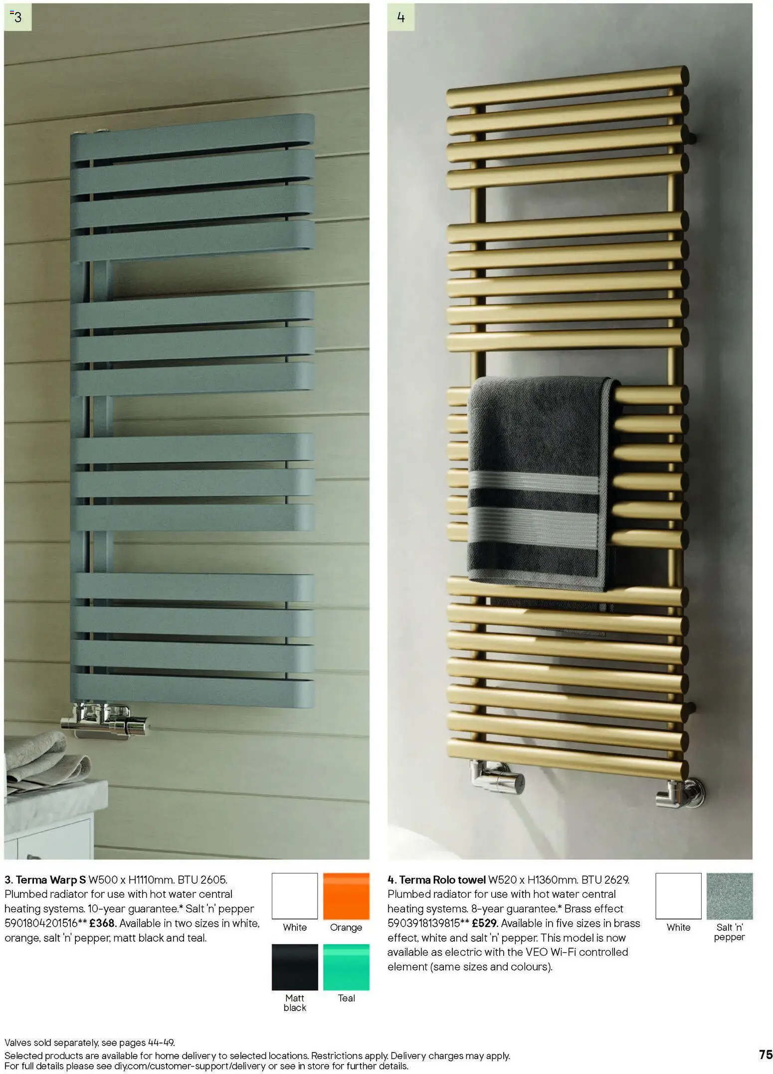 {H1} | Page: 34 | Products: Radiator, Towel, Pepper, Orange